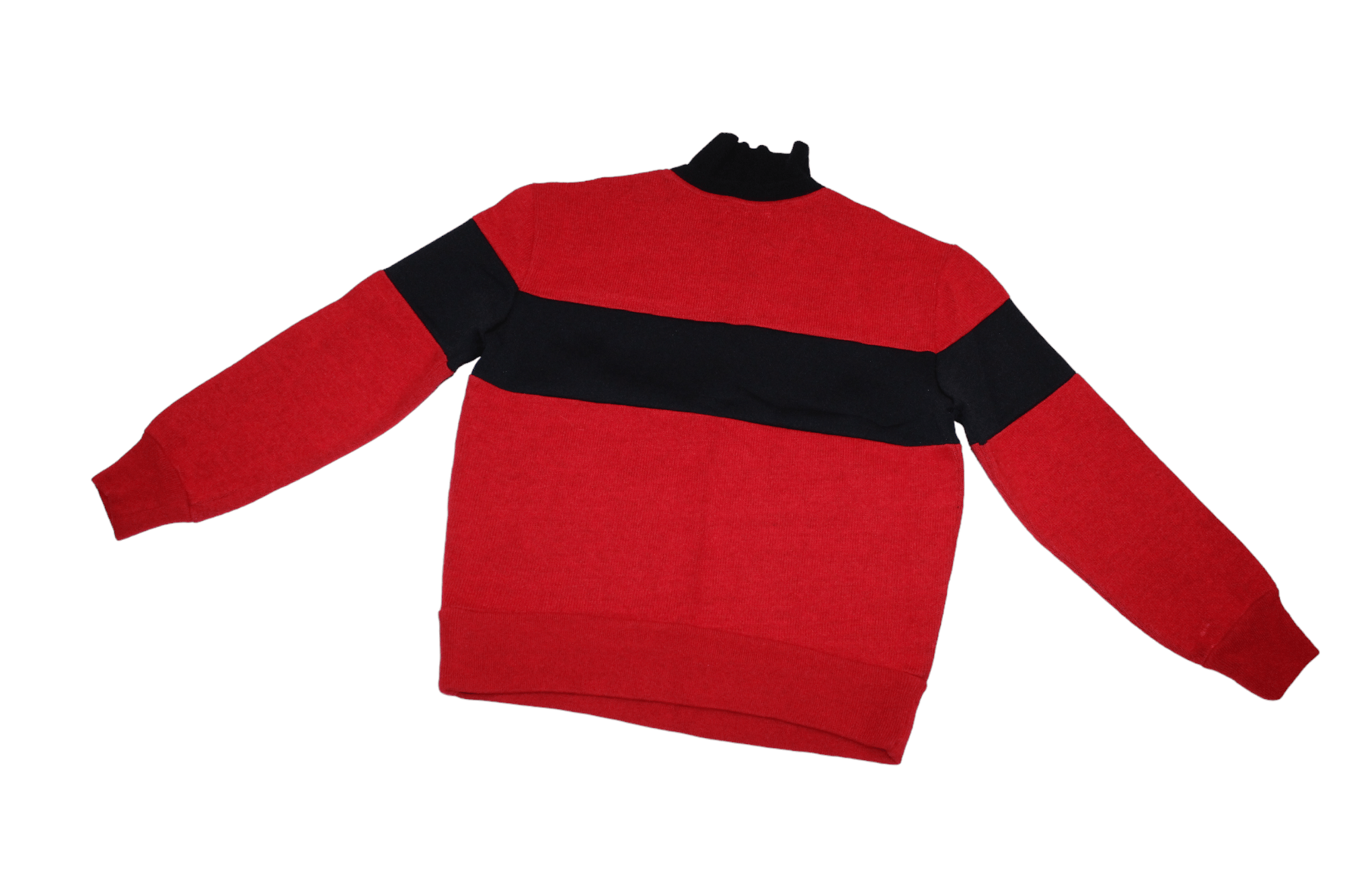 Giorgio Armani Archive💥 Armani Jeans Windbreaker Big Logo Knitted Sweater Size US M / EU 48-50 / 2 - 11 Thumbnail