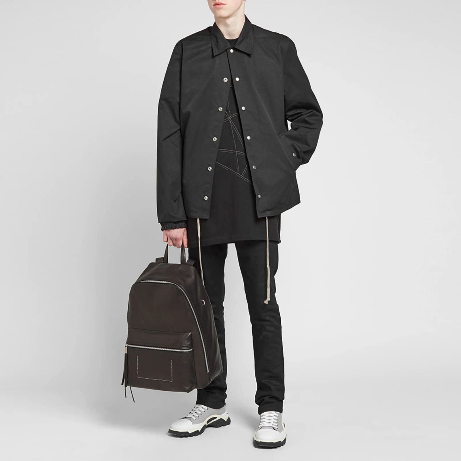 Rick Owens Snap Front Coach Jacket Size US S / EU 44-46 / 1 - 5 Thumbnail