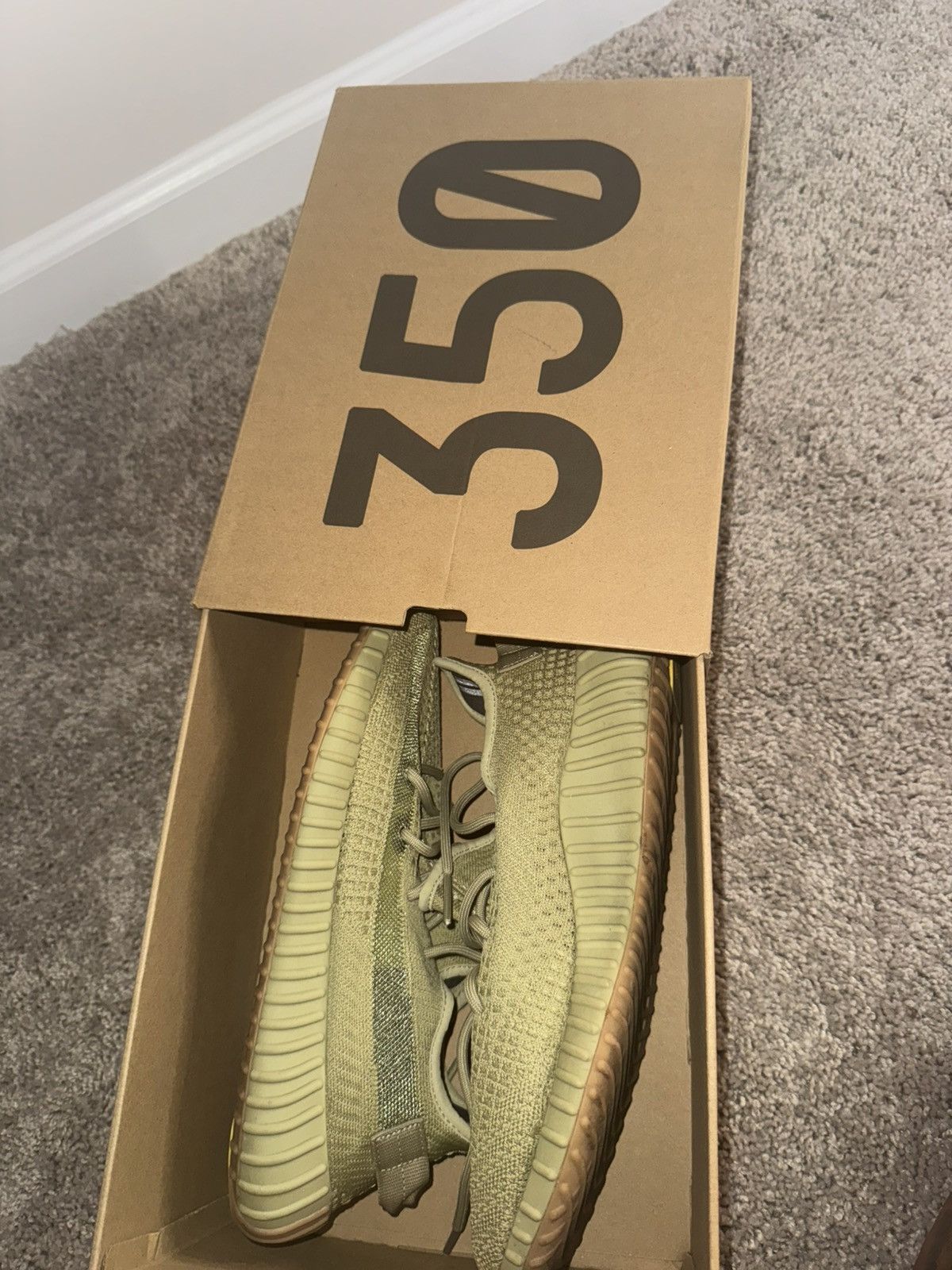Adidas Yeezy Boost 350 V2 Sulfur Size US 11 / EU 44 - 7 Thumbnail