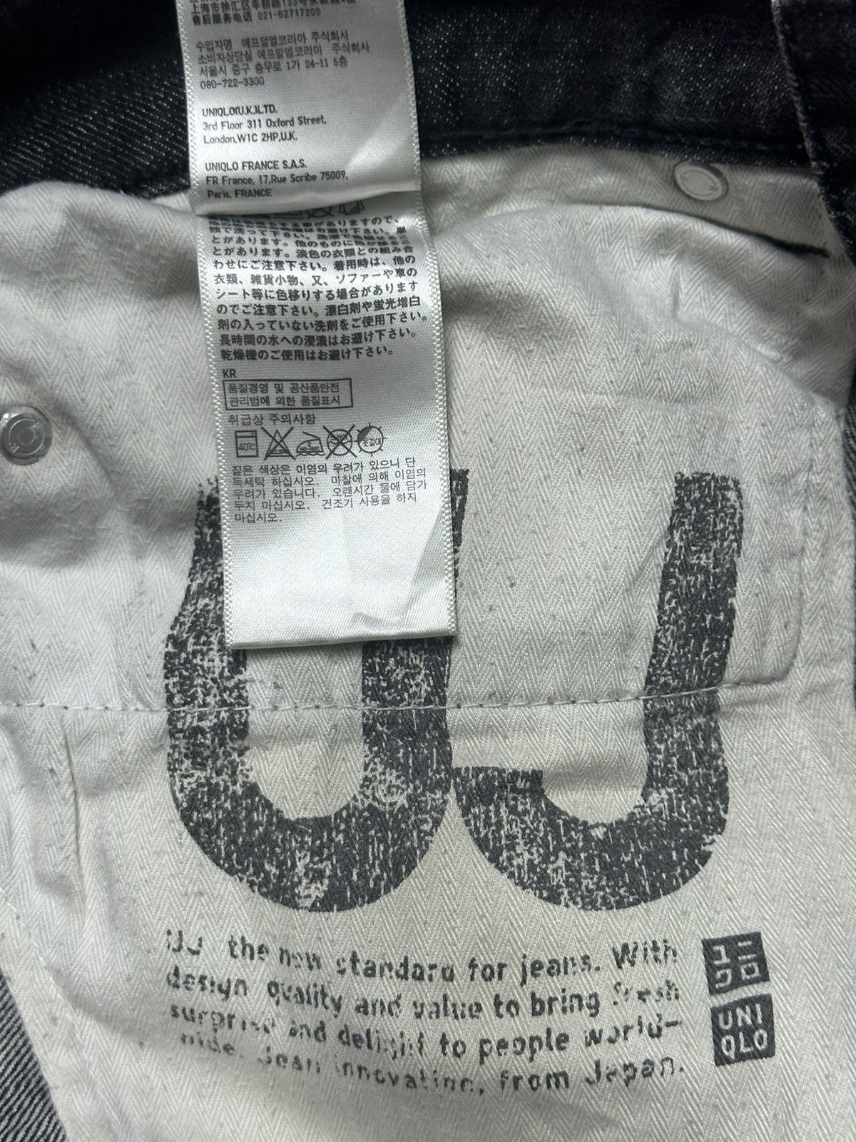 Uniqlo Uniqlo Vintage Distressed Baggy Loose Style Striked & Faded Size US 32 / EU 48 - 10 Thumbnail