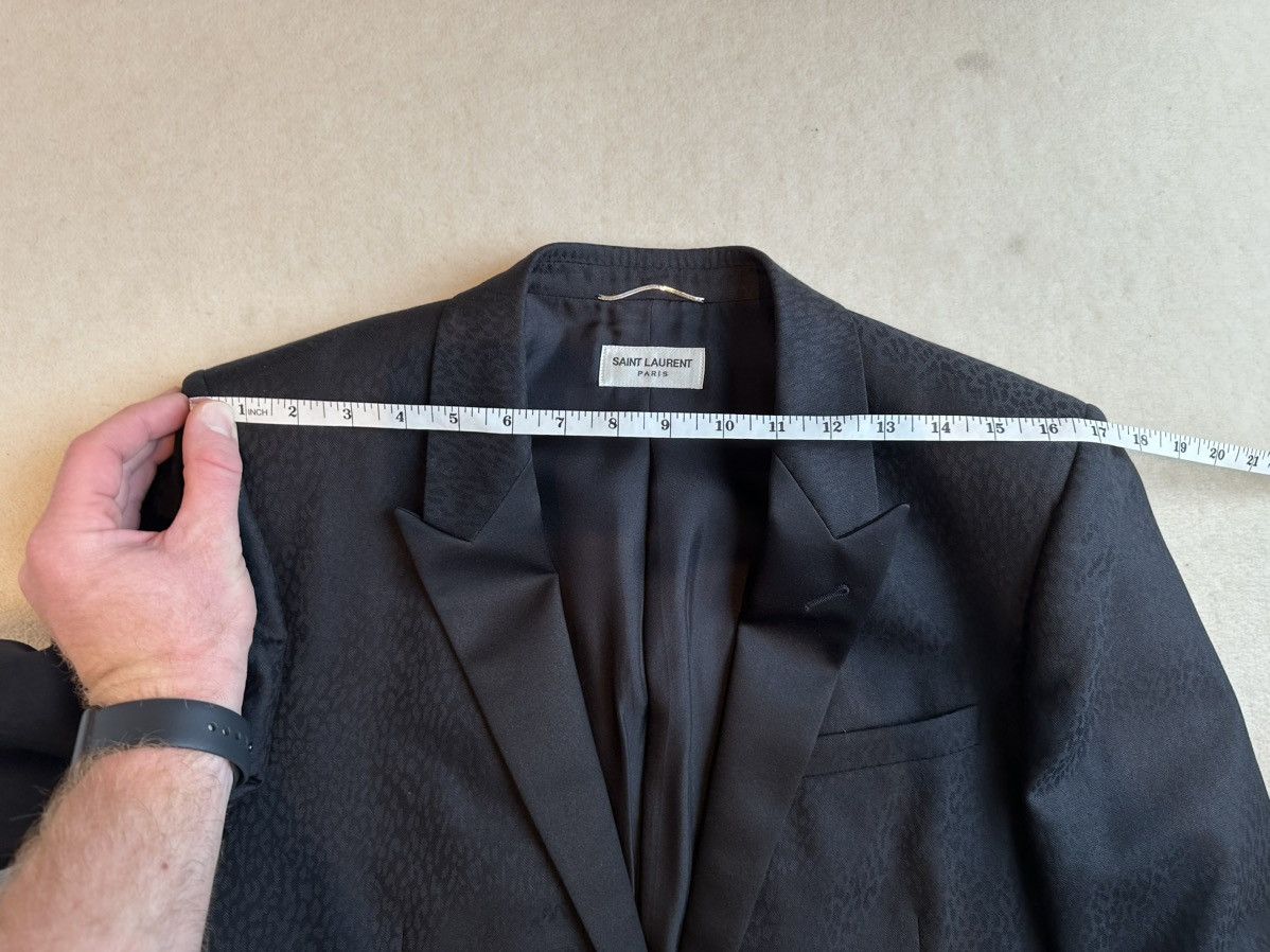 Saint Laurent Paris Grail Saint Laurent FW14 babycat tuxedo jacket le smoking 52 Size 40R - 9 Thumbnail