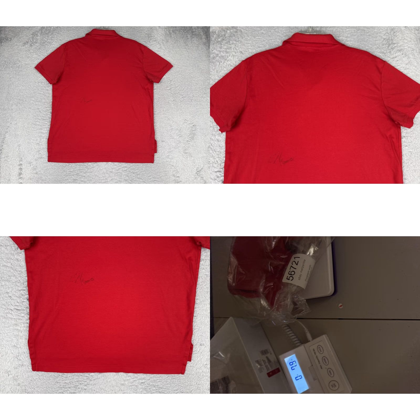 Polo Ralph Lauren Polo Ralph Lauren Polo Shirt Mens Large Red Pima Soft Touch Cotton Logo Casual Size US L / EU 52-54 / 3 - 9 Thumbnail