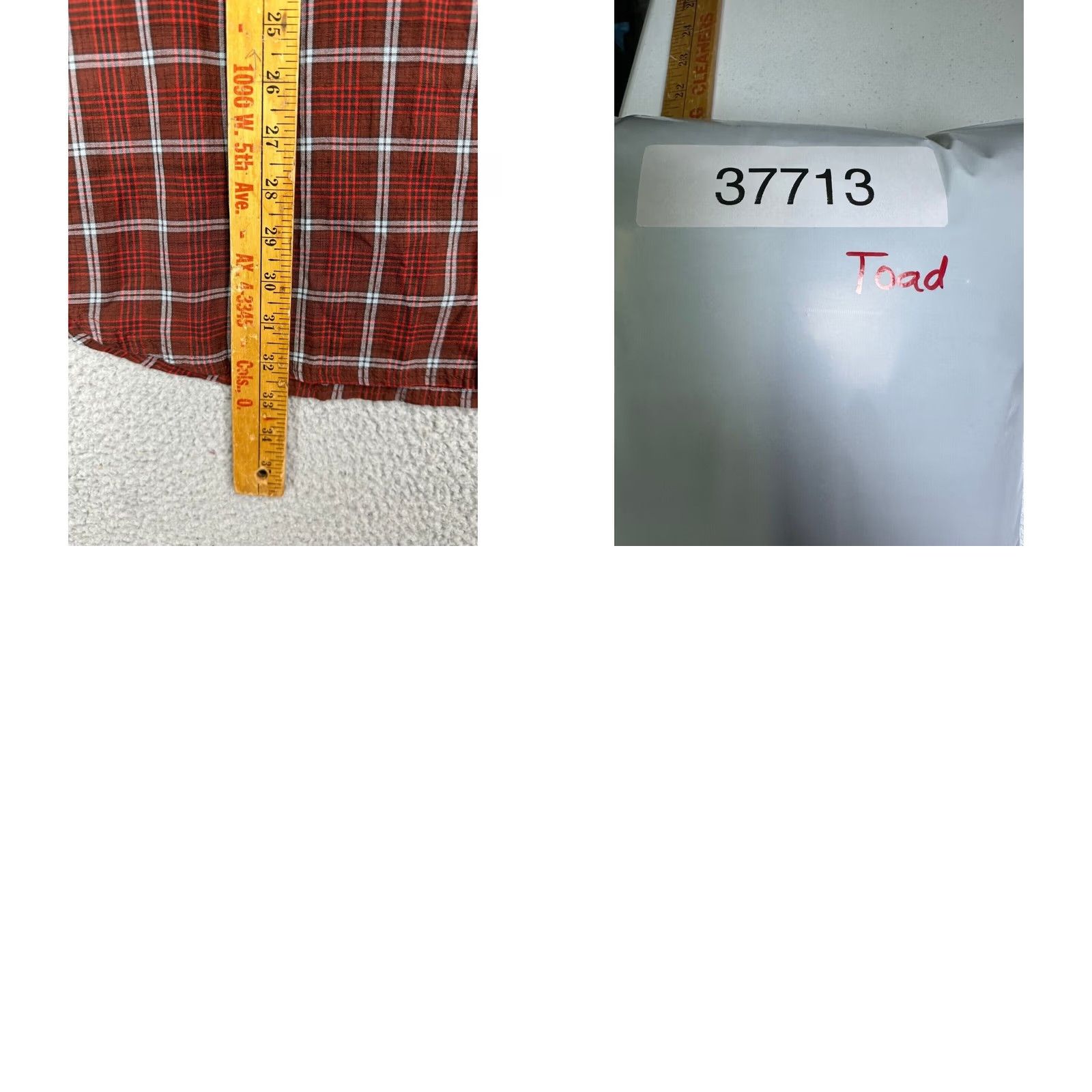 Toad&Co VINTAGE? No. Toad&Co Shirt Mens 2XL Red Tartan Plaid Organic Cotton Button-Up Long Sleeve NEW Size US XXL / EU 58 / 5 - 8 Thumbnail