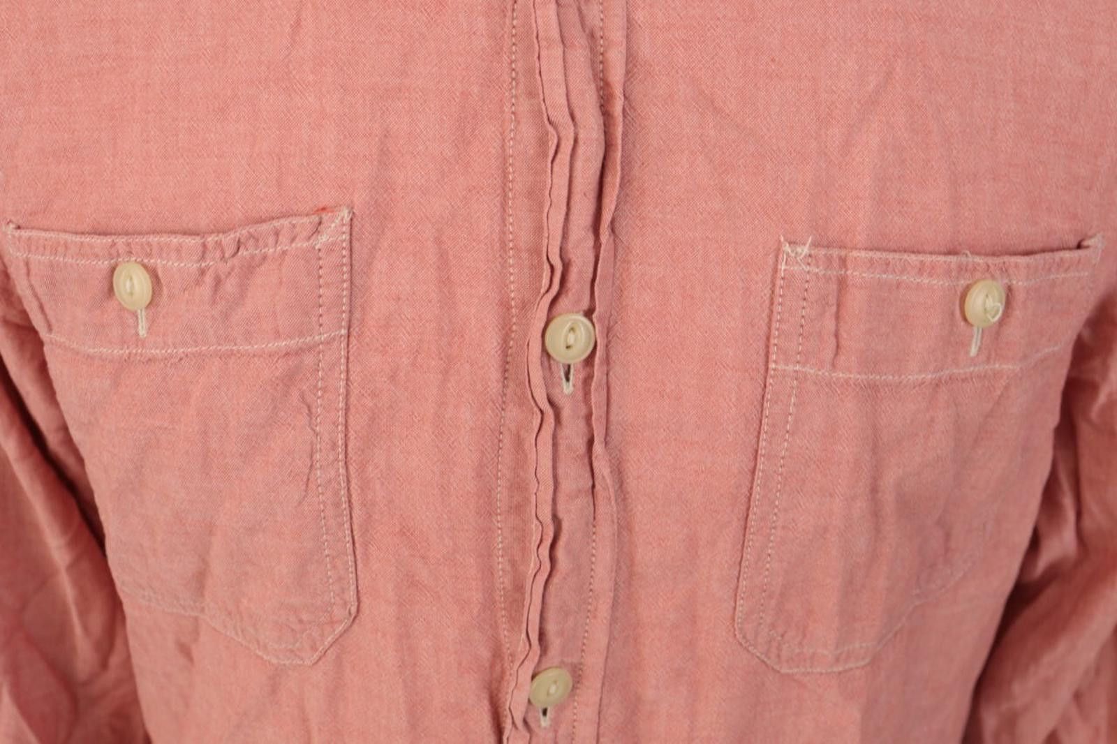 Denim & Supply Ralph Lauren Denim & Supply Ralph Lauren Peach Pockets Shirt Sz L Size US L / EU 52-54 / 3 - 4 Thumbnail