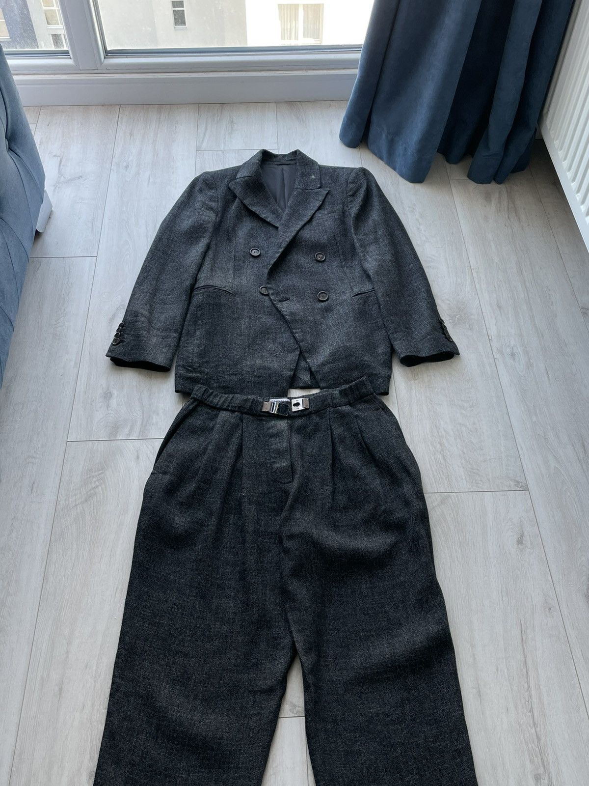 Brunello Cucinelli Brunello Cucinelli Gray Suits Luxury 36 Size Size XS / US 0-2 / IT 36-38 - 6 Thumbnail