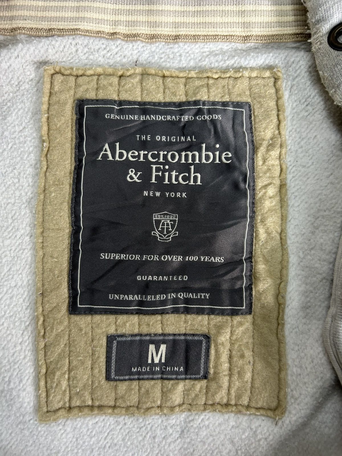 Abercrombie & Fitch Vintage Rare Abercrombie & Fitch Spellout Hoodie Size US M / EU 48-50 / 2 - 6 Thumbnail