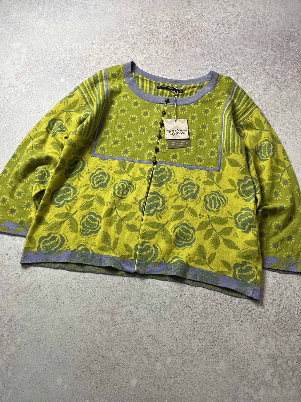 Gudrun Sjoden Women’s Gudrun Sjoden Folkloric Floral Embroidered Cardigan Size M / US 6-8 / IT 42-44 - 3 Thumbnail