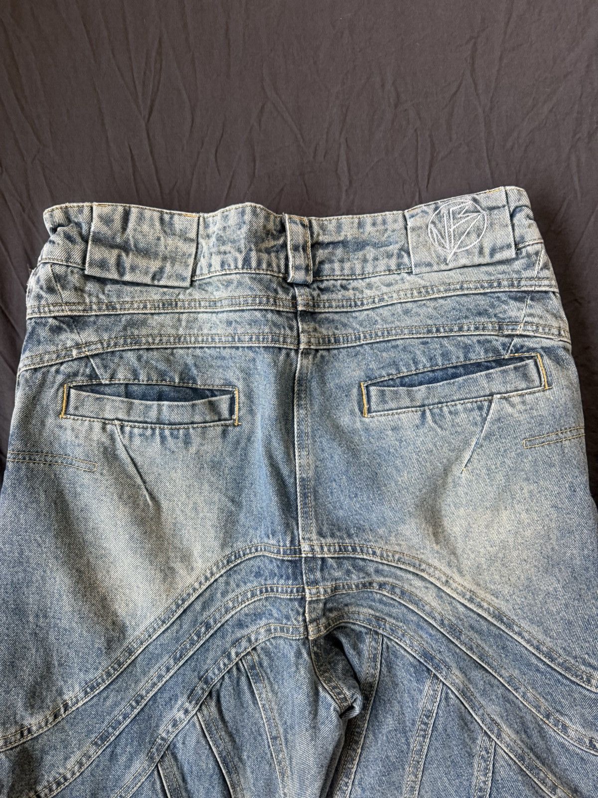 No Faith Studios No Faith Studios Wave Denim Size US 30 / EU 46 - 7 Thumbnail