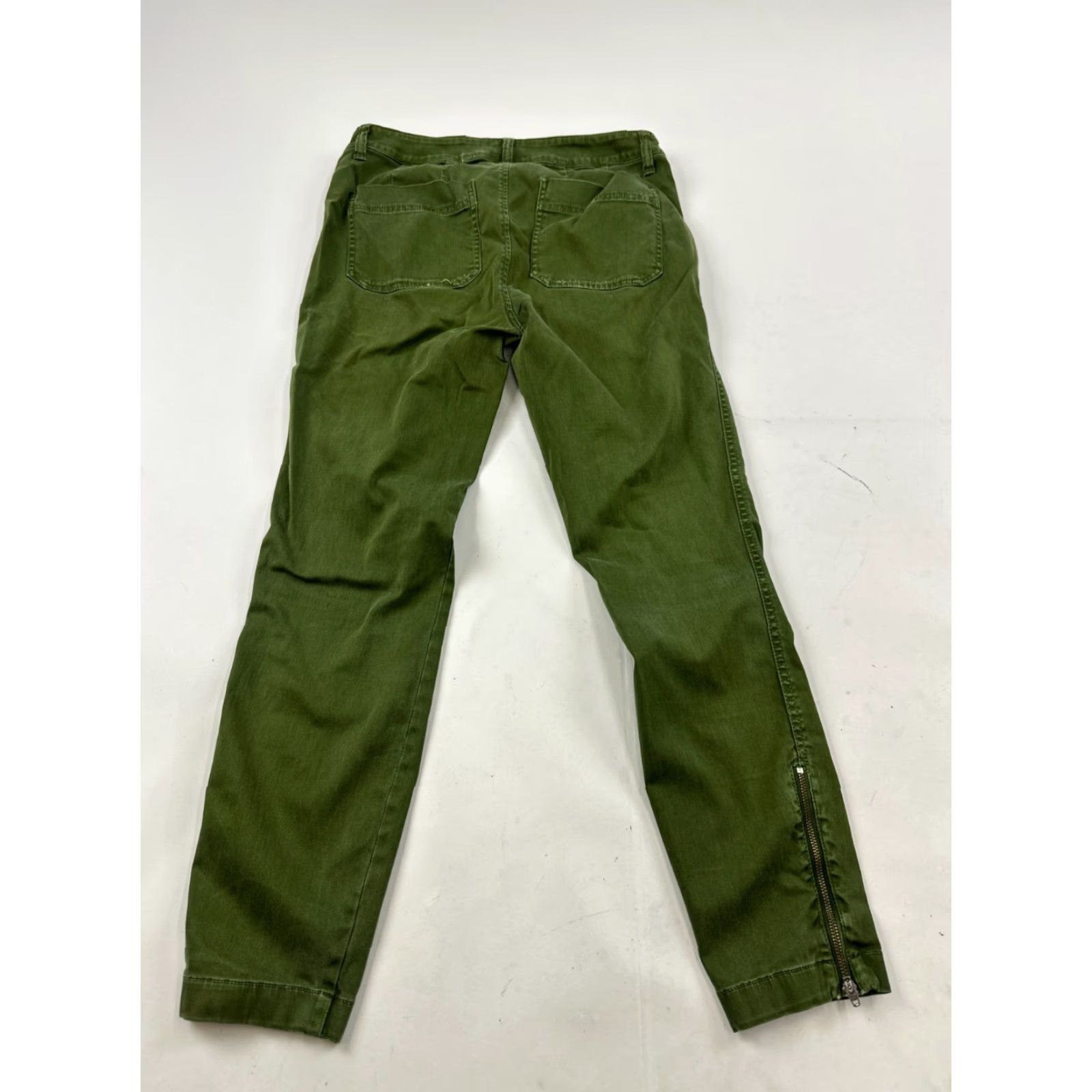 J.Crew J.CREW Jeans Women 29 Green Denim Mid Rise Skinny Pockets Zip Button Inseam 27" Regular 90s? No, keep generic Size 29" - 2 Thumbnail