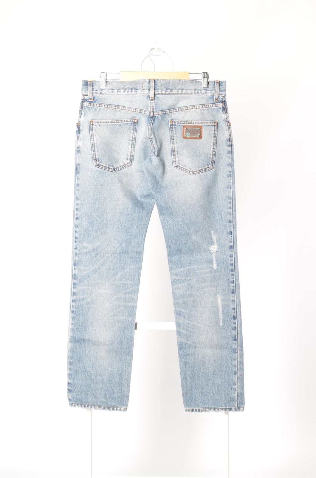 Dolce & Gabbana Vintage Y2K Dolce & Gabbana Distressed Denim Faded Jeans Size US 33 - 2 Thumbnail