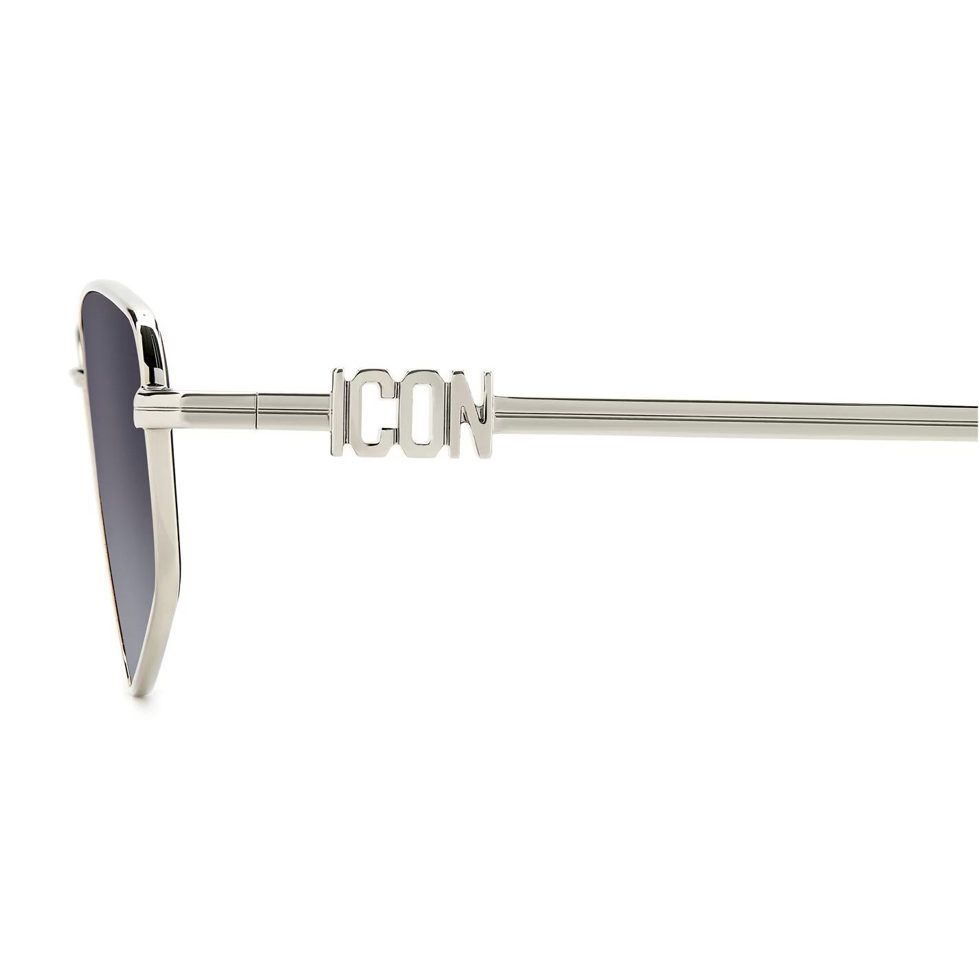 Dsquared2 o1g2r1mq0426 Size: 60CM / Round Sunglasses in Silver Size ONE SIZE - 4 Thumbnail