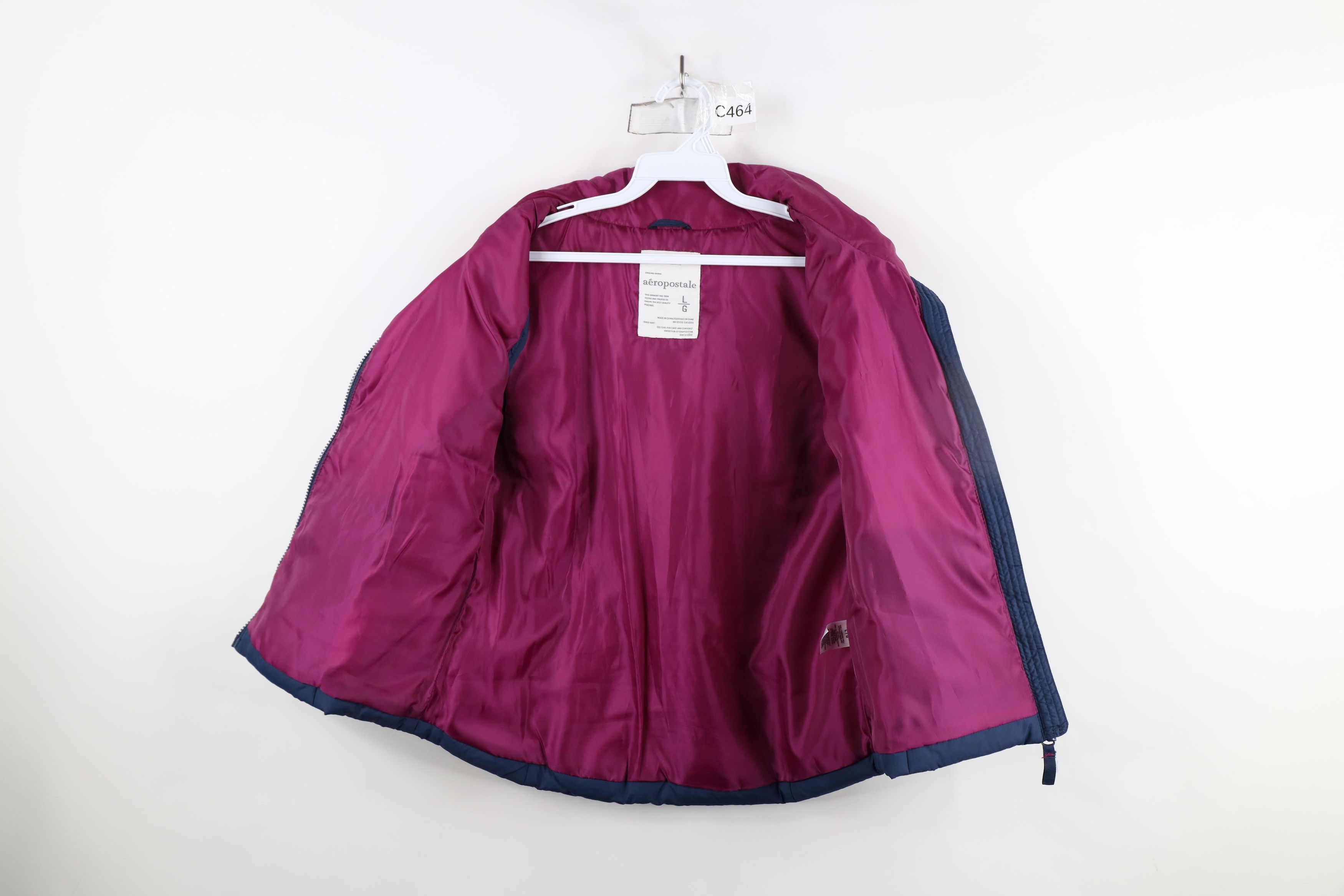 Aeropostale × Vintage Vintage Y2K Babydoll Aeropostale Full Zip Puffer Vest Jacket Size L / US 10 / IT 46 - 9 Thumbnail