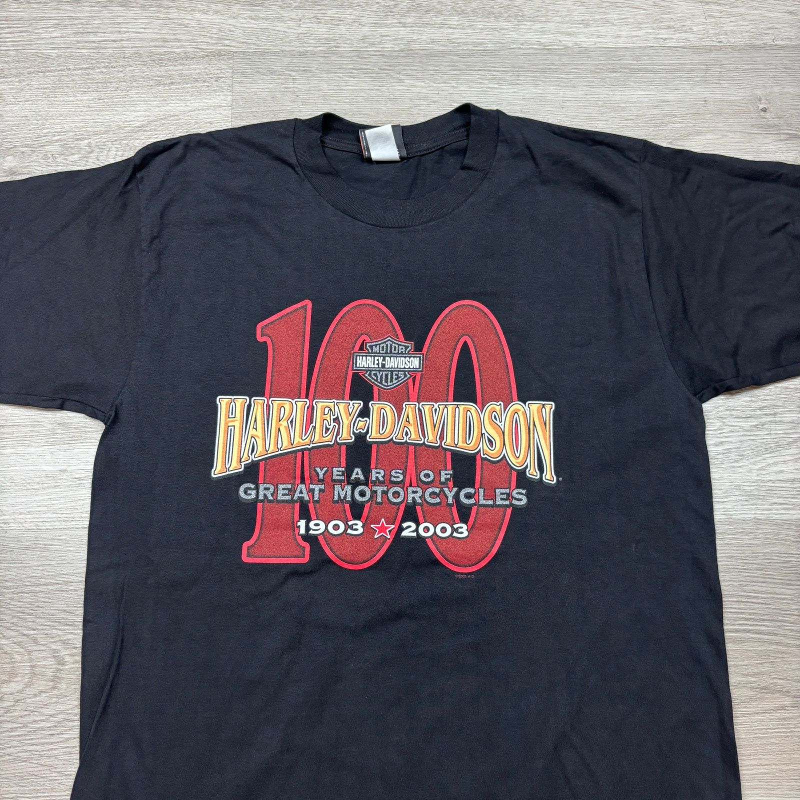 Harley Davidson × Vintage VTG Harley Davidson 100 Years Milwaukee WI Shirt Men's Large Size US L / EU 52-54 / 3 - 2 Thumbnail