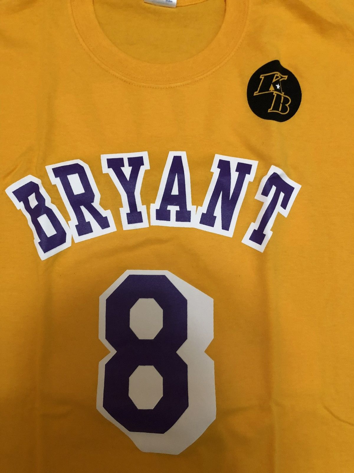 NBA rare Lakers Staples Center Kobe Bryant Tribute 8/24 t shirt Size US XL / EU 56 / 4 - 5 Thumbnail