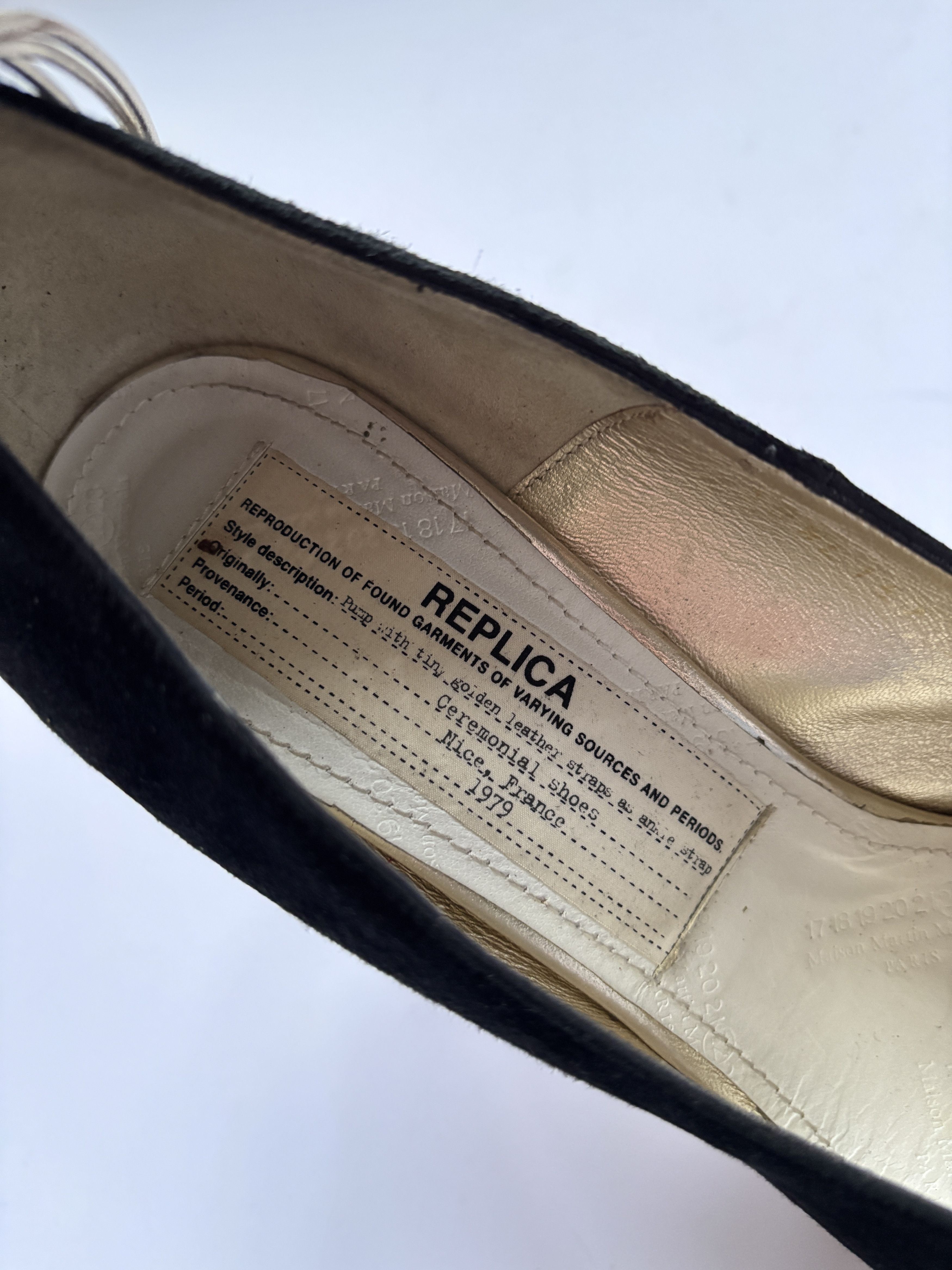 Maison Margiela ⚡️QUICK SALE⚡️Maison Margiela Replica Black Heeled Pumps Size US 8.5 / IT 38.5 - 8 Thumbnail