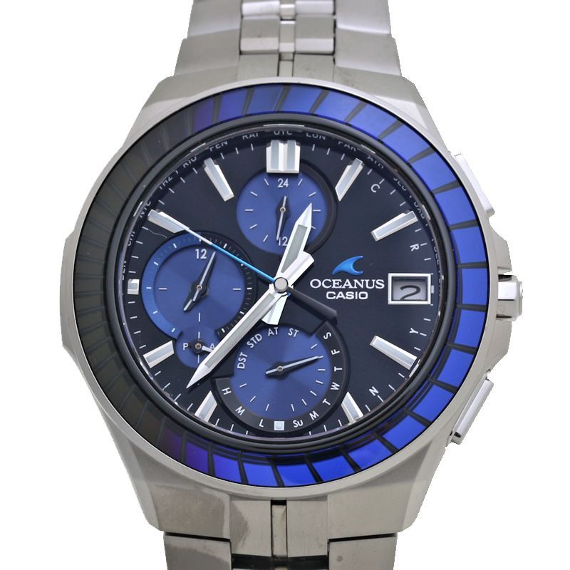 Other Casio Black Dial Manta Watch Ocw-S5000Ek-1Ajf Limited Metal Quartz Ocw-S5000Ek-1Ajf, Men's