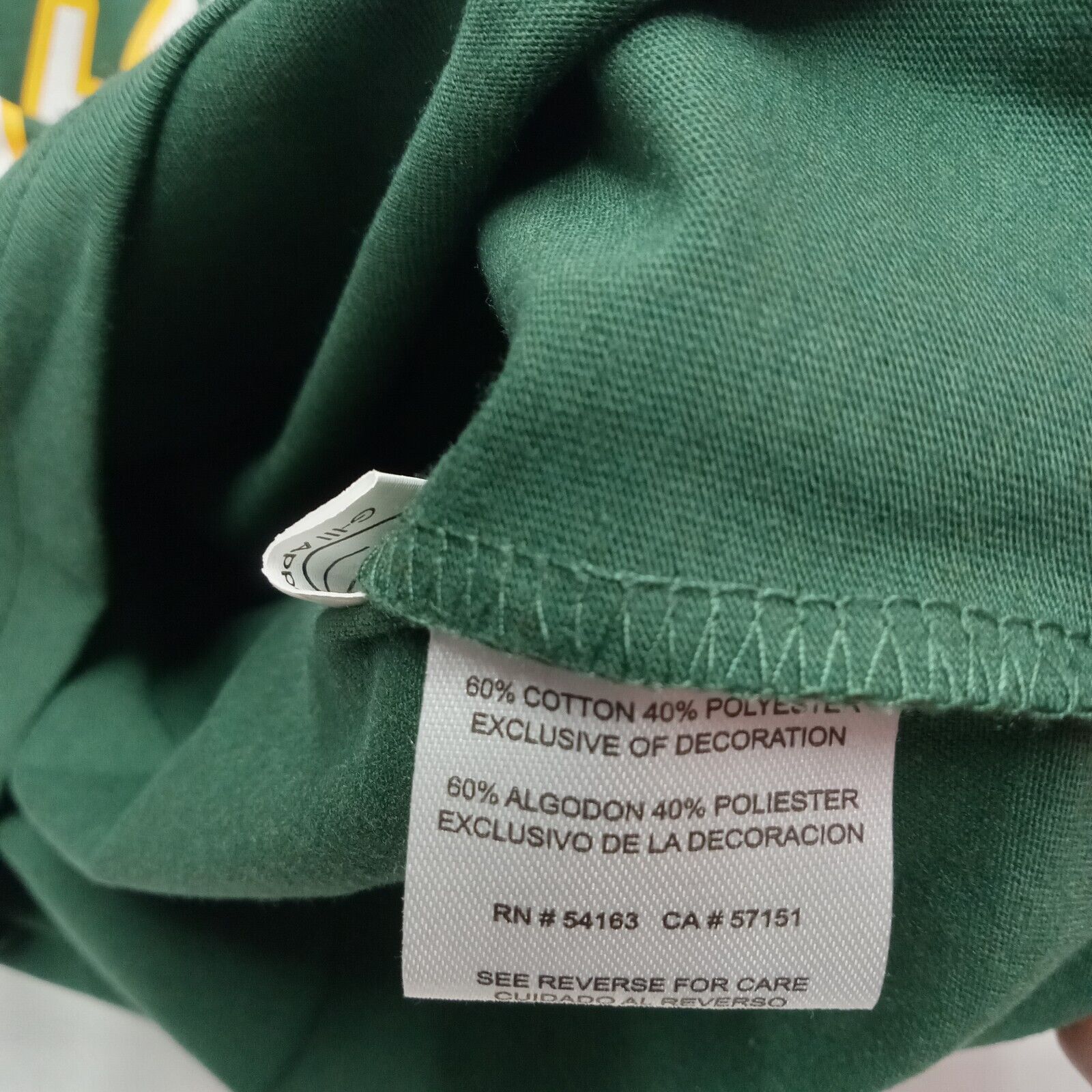 Starter STARTER Green Bay Packers Graphic T-Shirt Men's S Green Tee Size US S / EU 44-46 / 1 - 9 Thumbnail