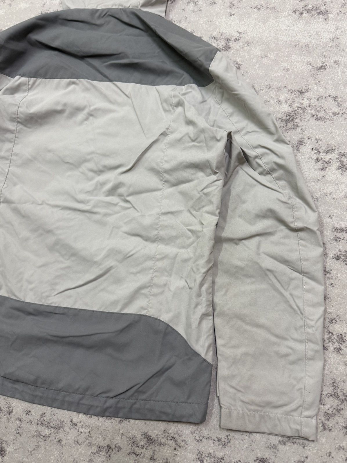 GU Gu grey/silver paneled double breasted outdoor jacket hoodie Size US S / EU 44-46 / 1 - 13 Thumbnail