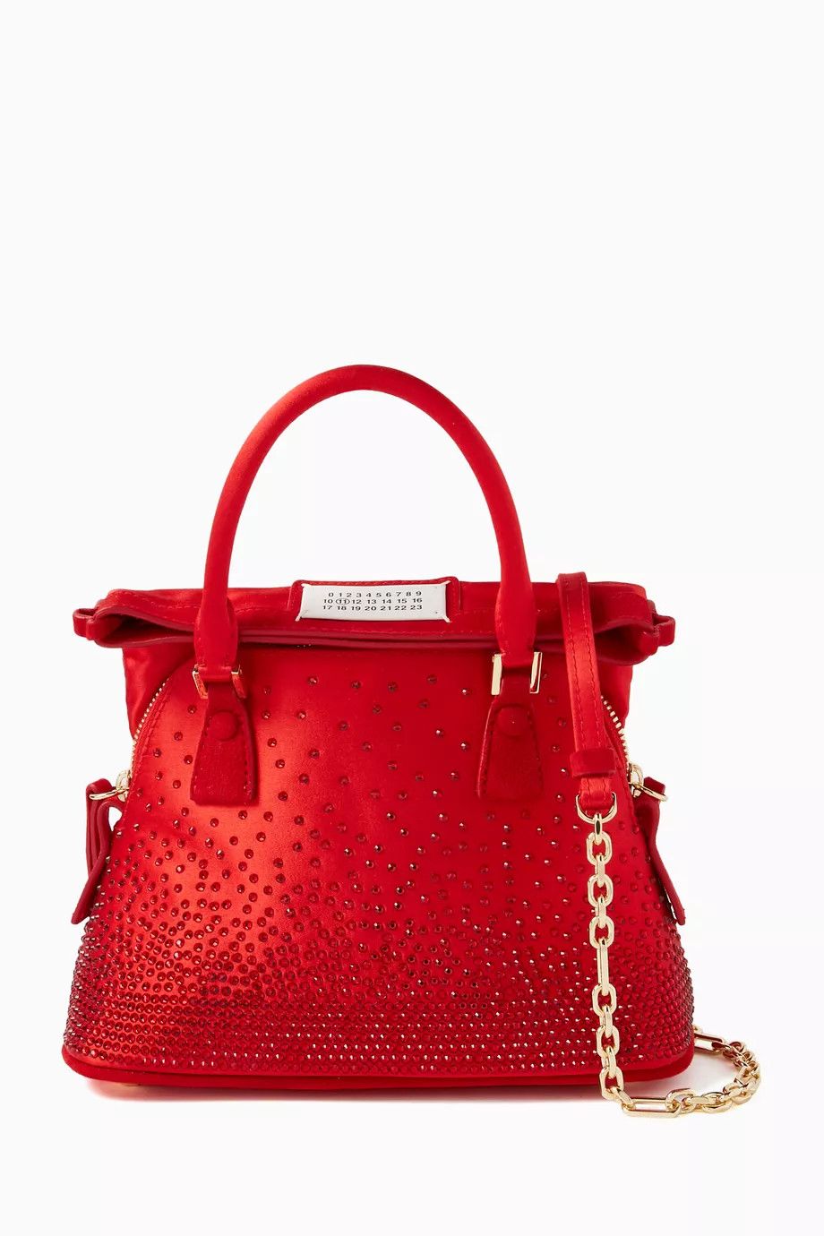 Maison Margiela oc11z0325 Size: OS / Shoulder Bag in Satin in Red Size ONE SIZE - 1 Thumbnail