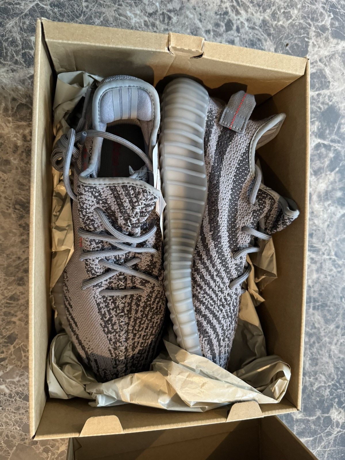 Adidas × Yeezy Yeezy Boost 350 V2 Grey Beluga 2.0 Size US 8.5 / EU 41-42 - 4 Thumbnail