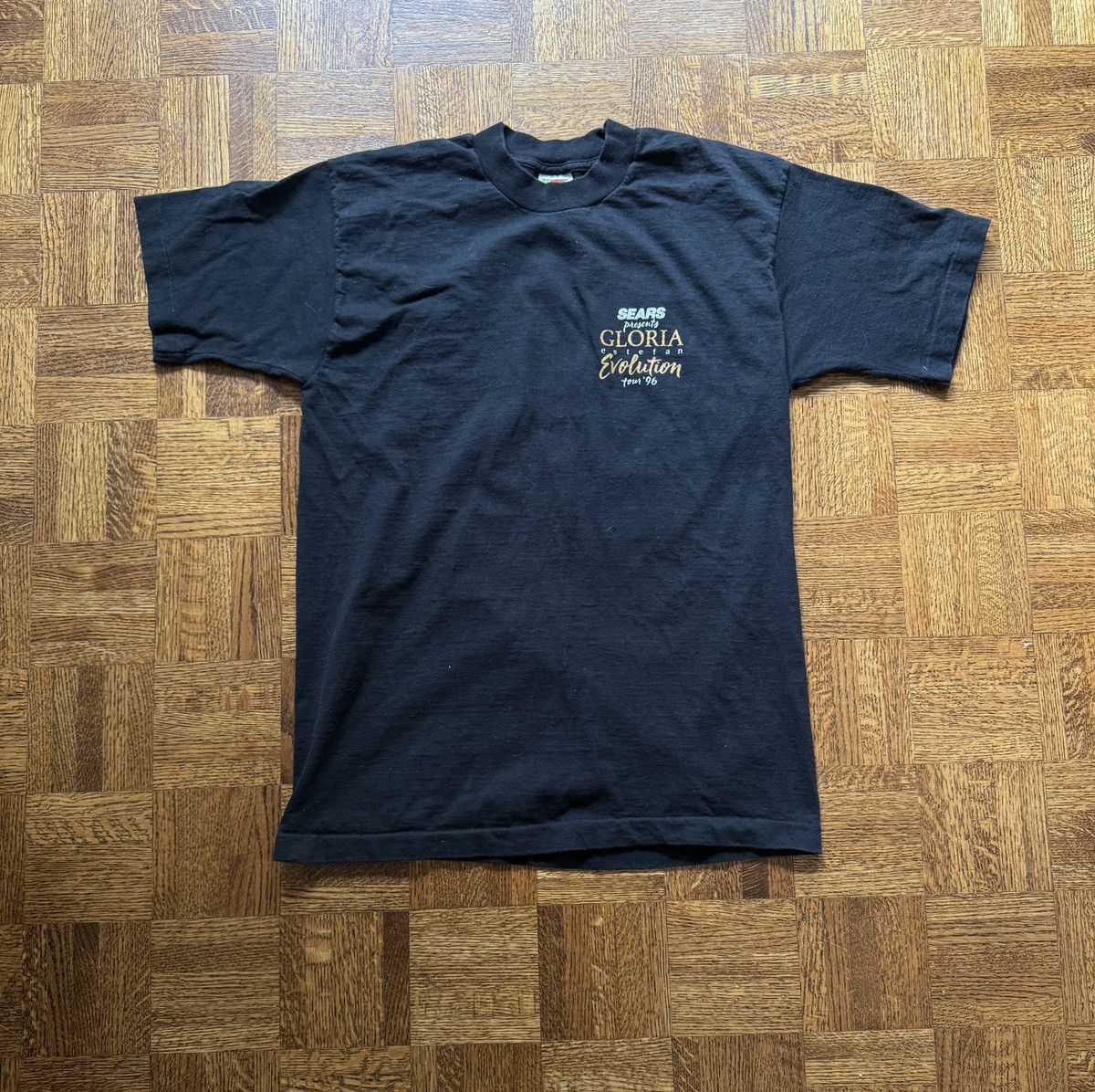 Vintage 1996 Gloria Estefan Evolution Tour Concert Graphic Tee Size US L / EU 52-54 / 3 - 2 Thumbnail