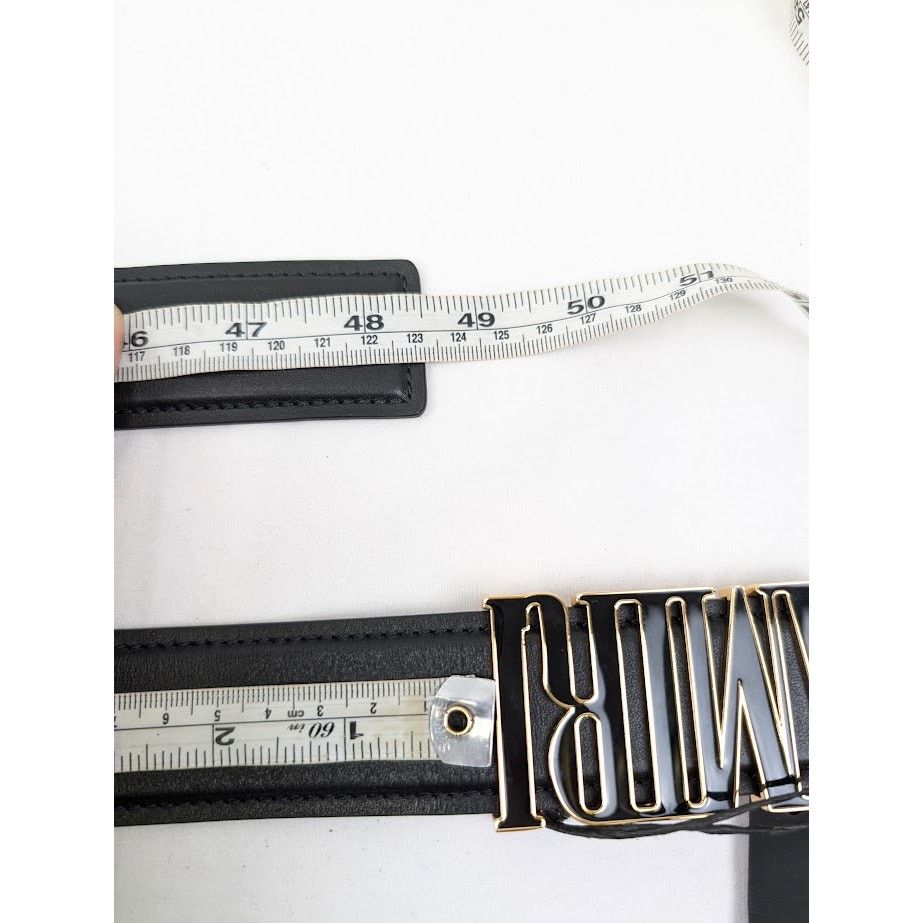 Amiri o1rshd1 Size: 110 CM / Nappa Amiri 4cm Belt in Black Size 44 - 9 Thumbnail