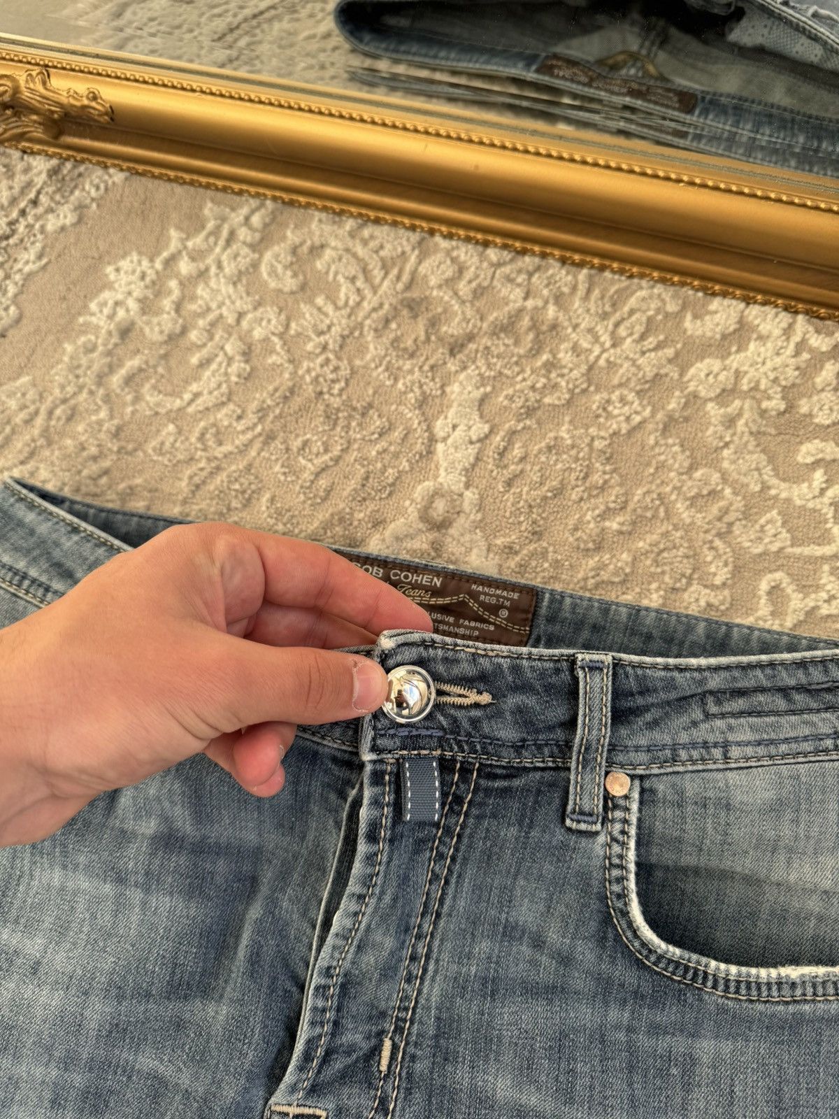 Jacob Cohen Jacob Cohen Jeans Size 32 Blue Designer Made in Italy Size US 32 / EU 48 - 7 Thumbnail