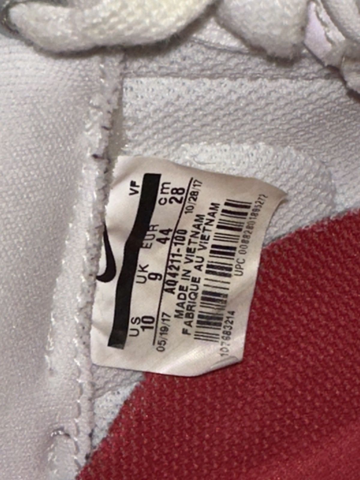 Nike × Travis Scott Travis Scott Air Force 1s 2017 OG ALL Size US 10 / EU 43 - 6 Thumbnail