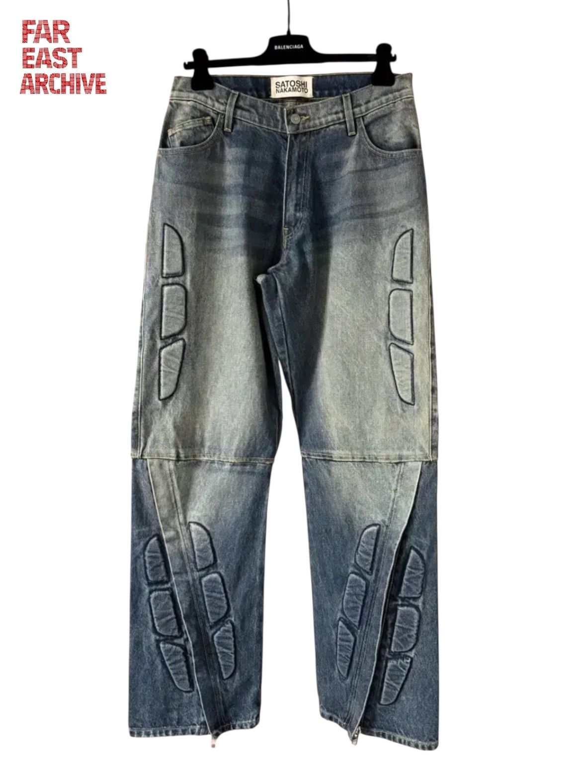 Satoshi Nakamoto Satoshi Nakamoto Enduro Denim Pants Size US 32 / EU 48 - 1 Thumbnail