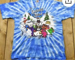 image of Grateful Dead x Liquid Blue Snow Day in Blue, Men's (Size XL)