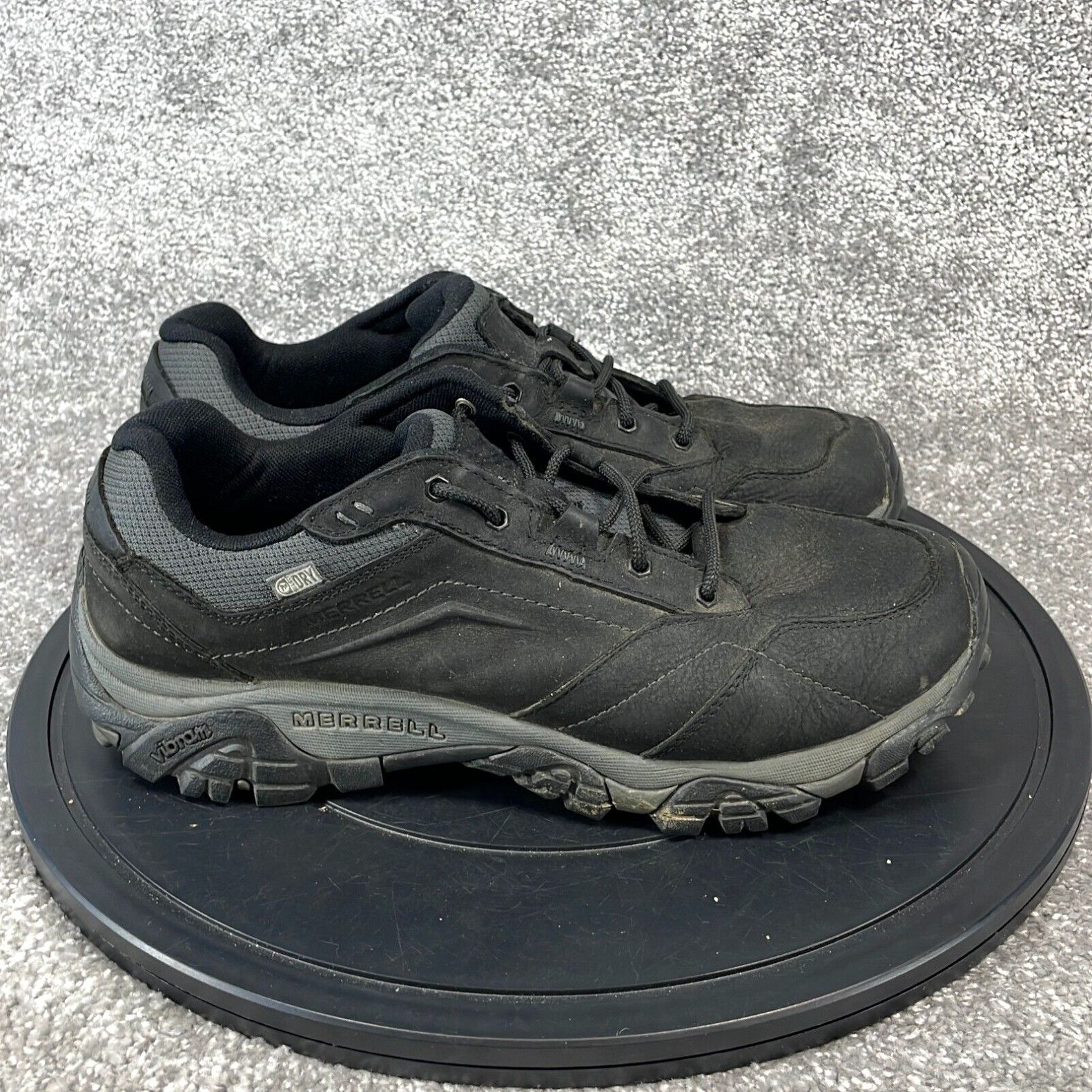 image of Merrell Shoes Men's Size 11.5 Moab Adventure Hiking Sneaker Black in White