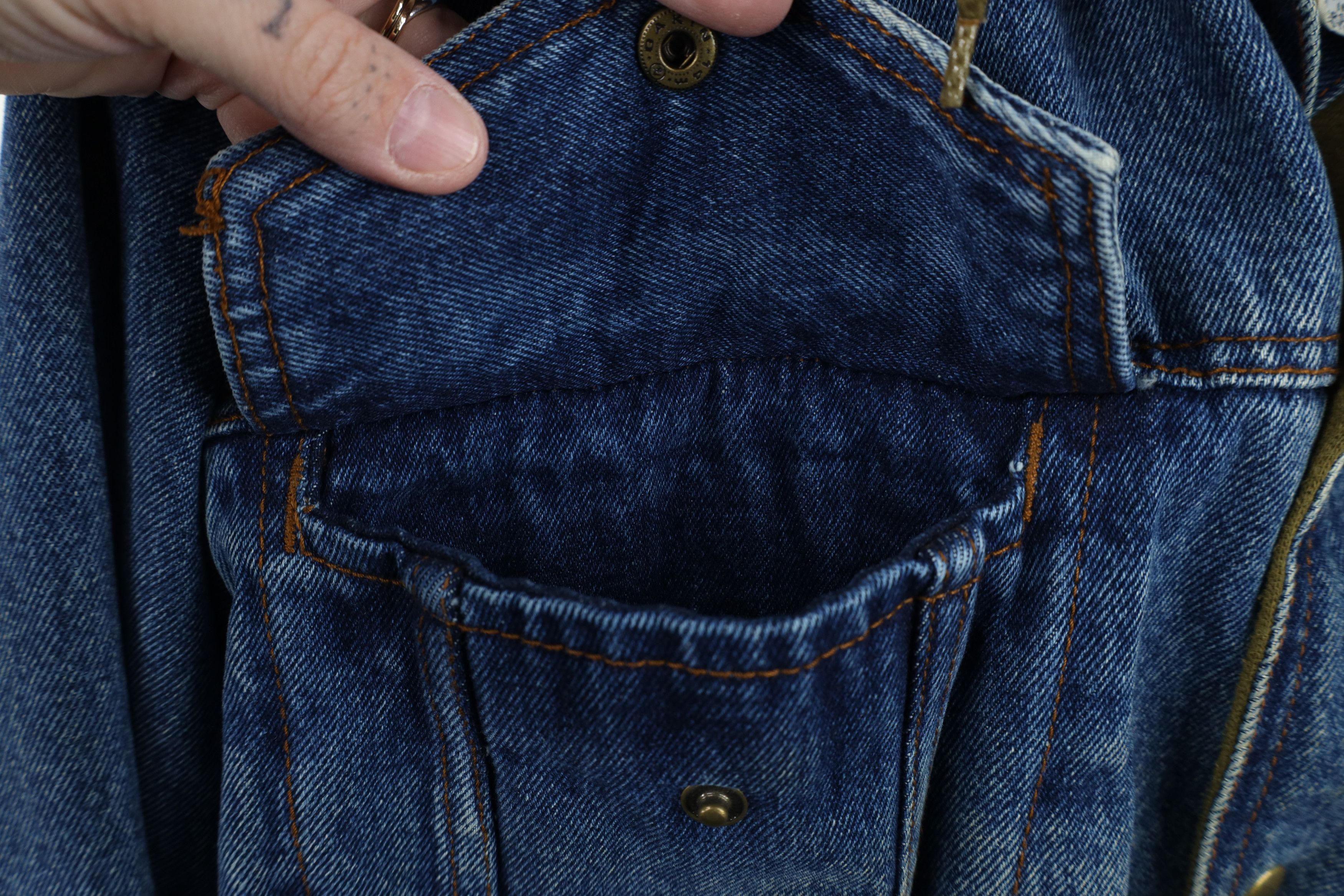 Vintage Vintage 90s Streetwear Hooded Denim Trucker Jacket Blue Size US M / EU 48-50 / 2 - 8 Thumbnail