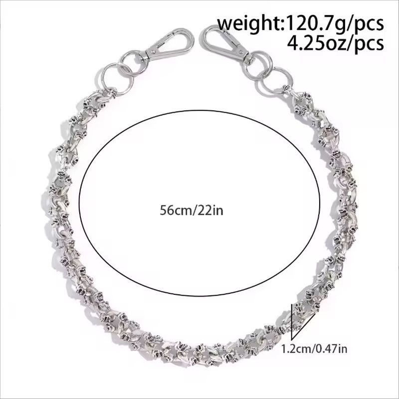 Japanese Brand Skull Long wallet chain Size ONE SIZE - 8 Thumbnail