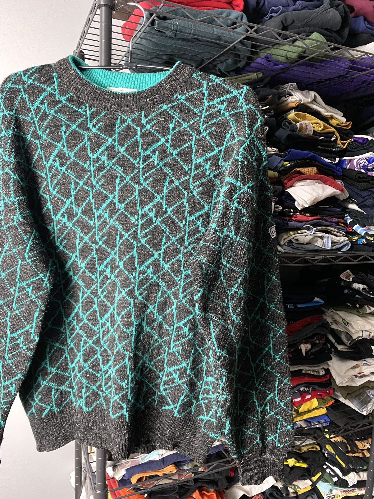 Adidas Rare! Vintage 80-90’s Adidas Equipment Knit Pattern Sweater Size US M / EU 48-50 / 2 - 3 Thumbnail