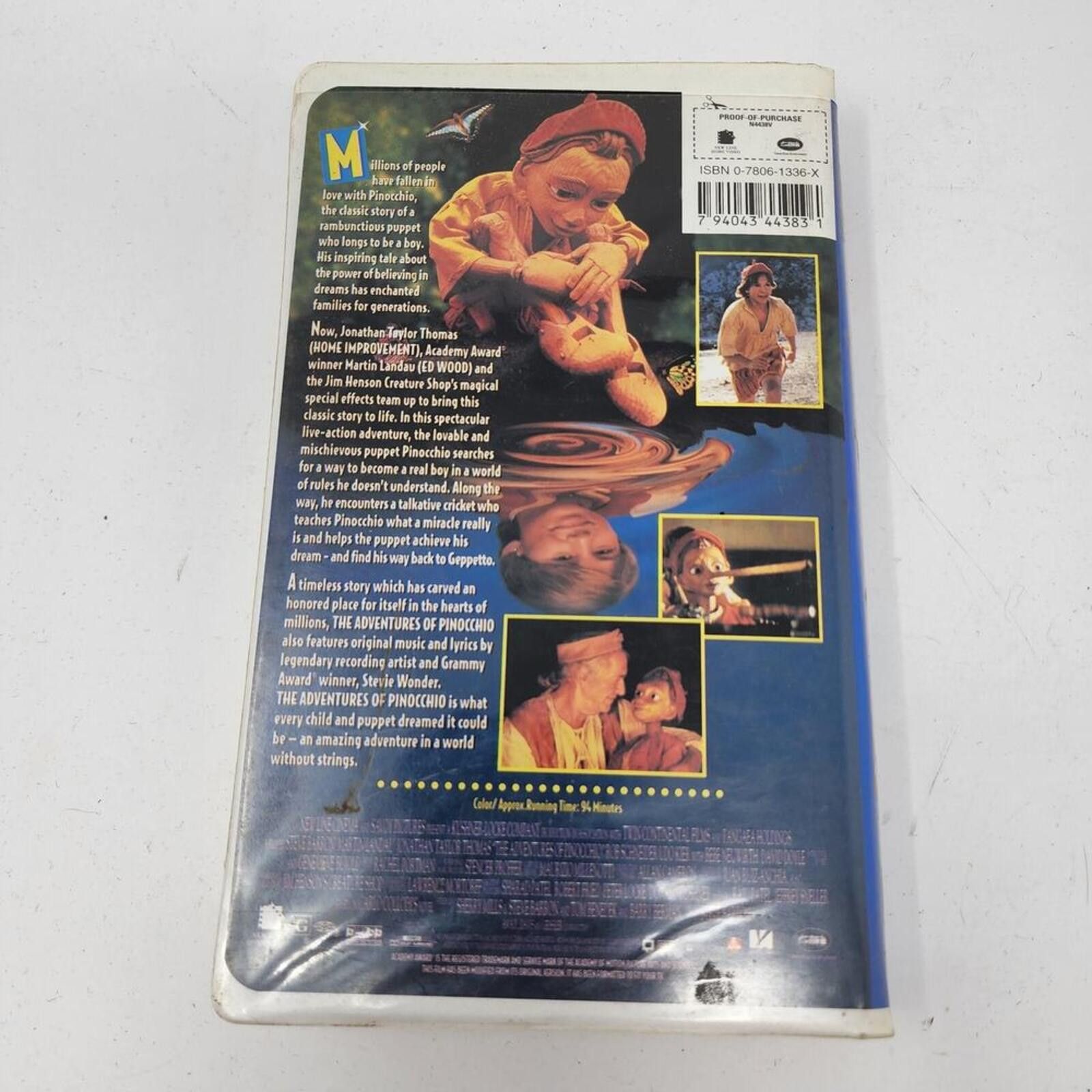 Other Vintage Pinocchio VHS Tape Size ONE SIZE - 4 Thumbnail