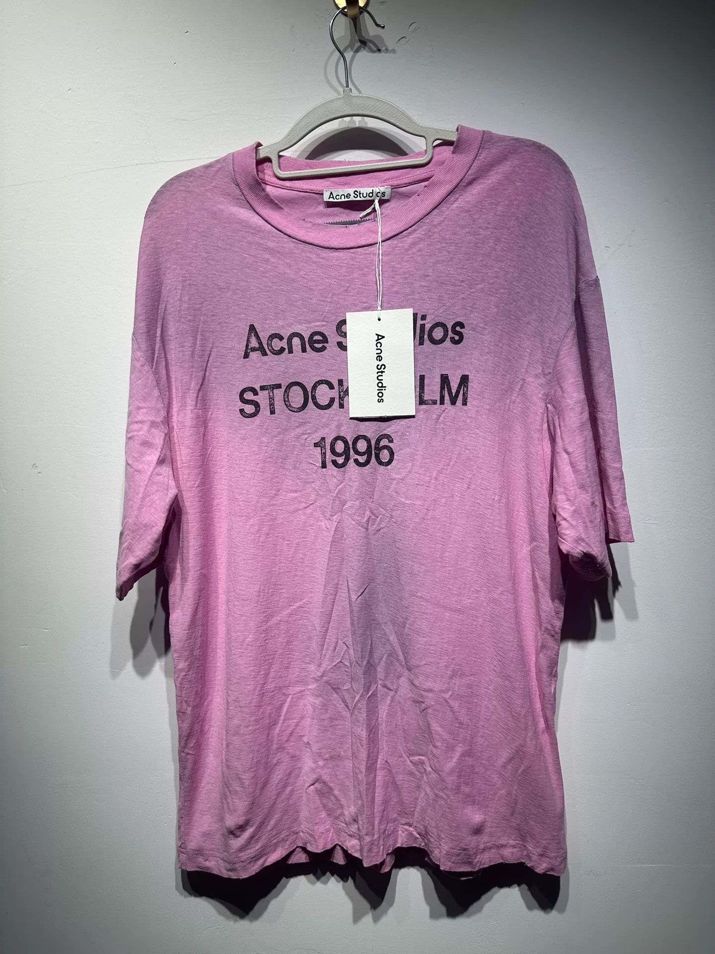 Acne Studios Acne Studios Printed Pink T-Shirt XS Men Size US XS / EU 42 / 0 - 1 Thumbnail