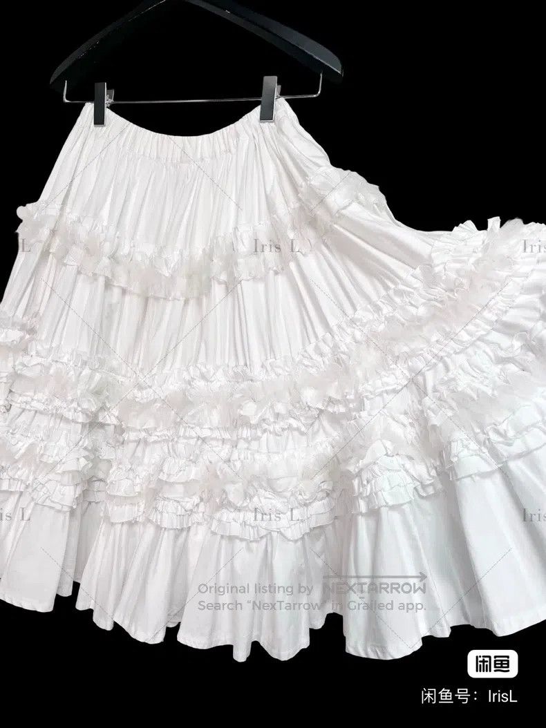 Comme des Garcons Comme Des Garcons size S Layered, lace, pleats, tiered, pu Size 22" - 6 Thumbnail