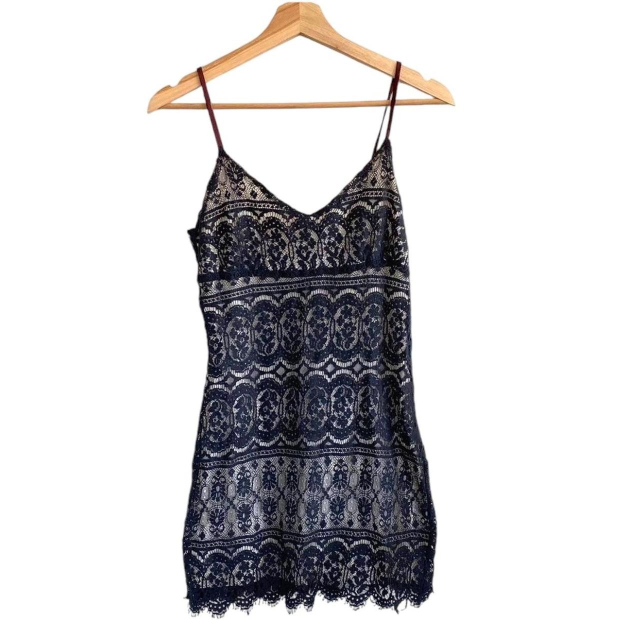 Bebe BEBE BLACK MINI 2000S LACE VINTAGE DRESS WOMENS SIZE SMALL Size S / US 4 / IT 40 - 1 Thumbnail