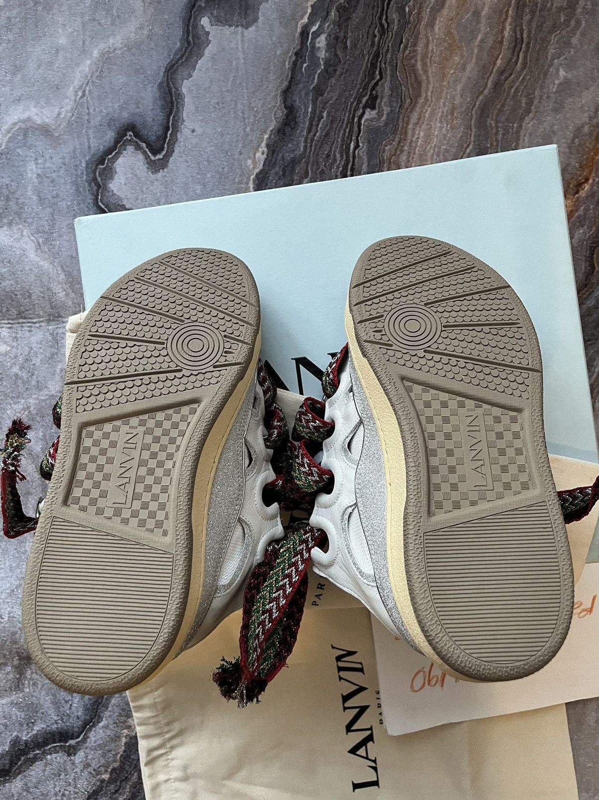 Lanvin Lanvin Curb Sneakers / Glitter Size US 9 / EU 42 - 4 Thumbnail