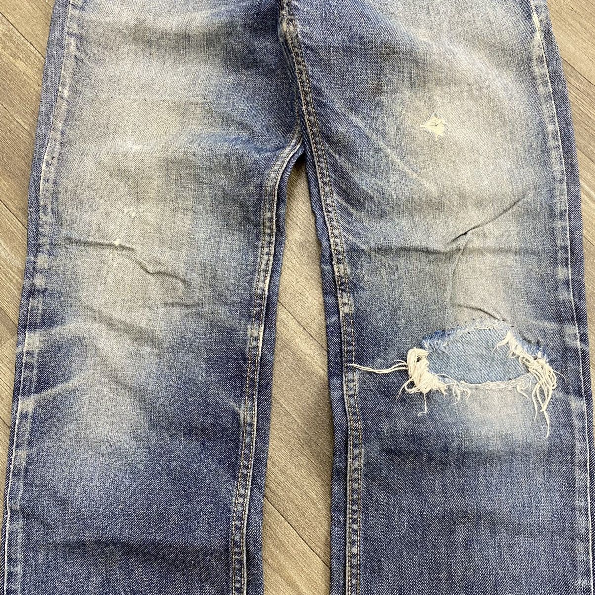Beauty Beast 90s Beauty Beast Distressed Punk Lgb Goa Grunge Denim Pants Size US 32 / EU 48 - 5 Thumbnail