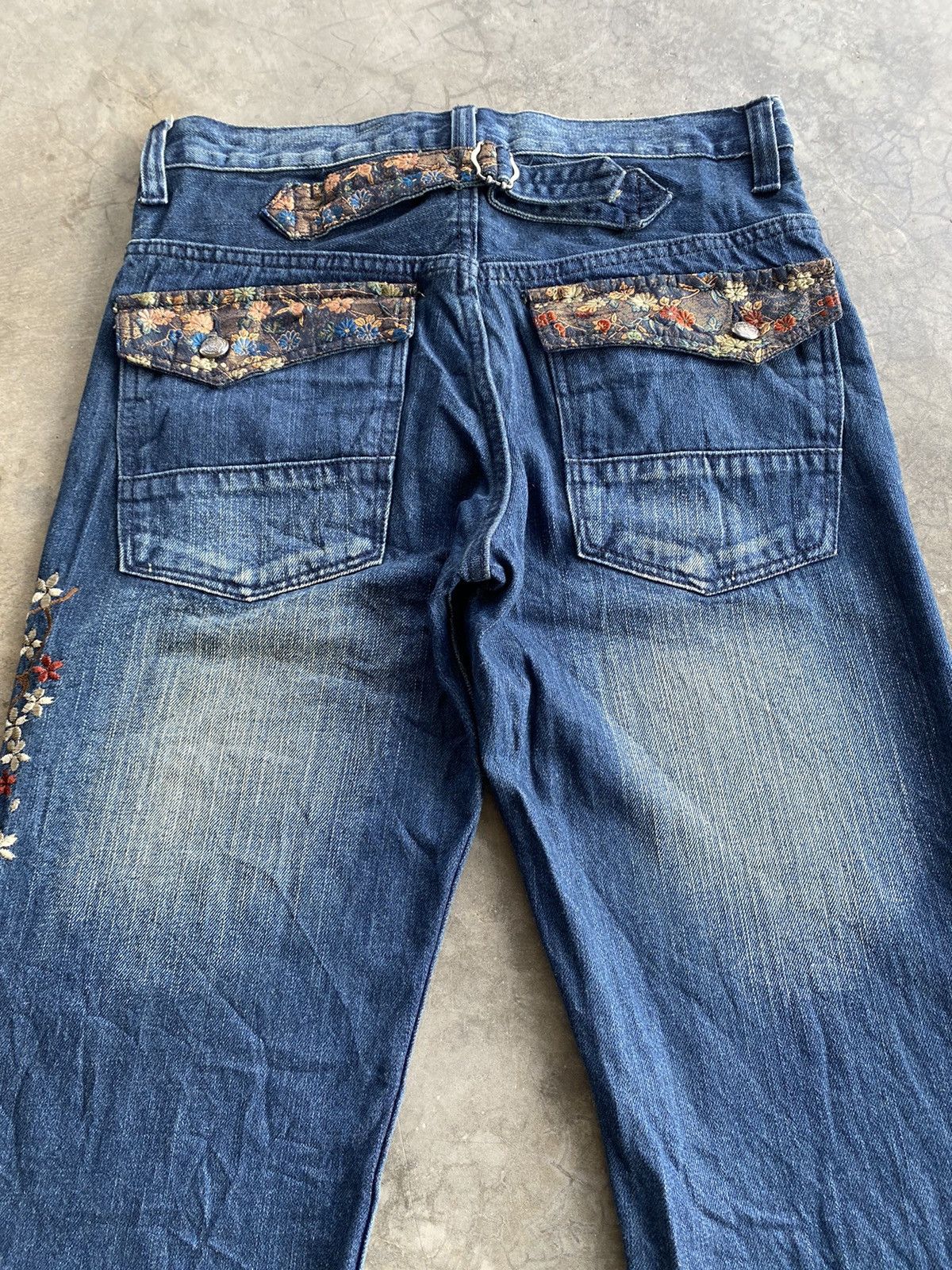 JNCO × Japanese Brand Baggy Jeans Japanese Karakuri Tamashi Minimalis #75 Size US 30 / EU 46 - 2 Thumbnail