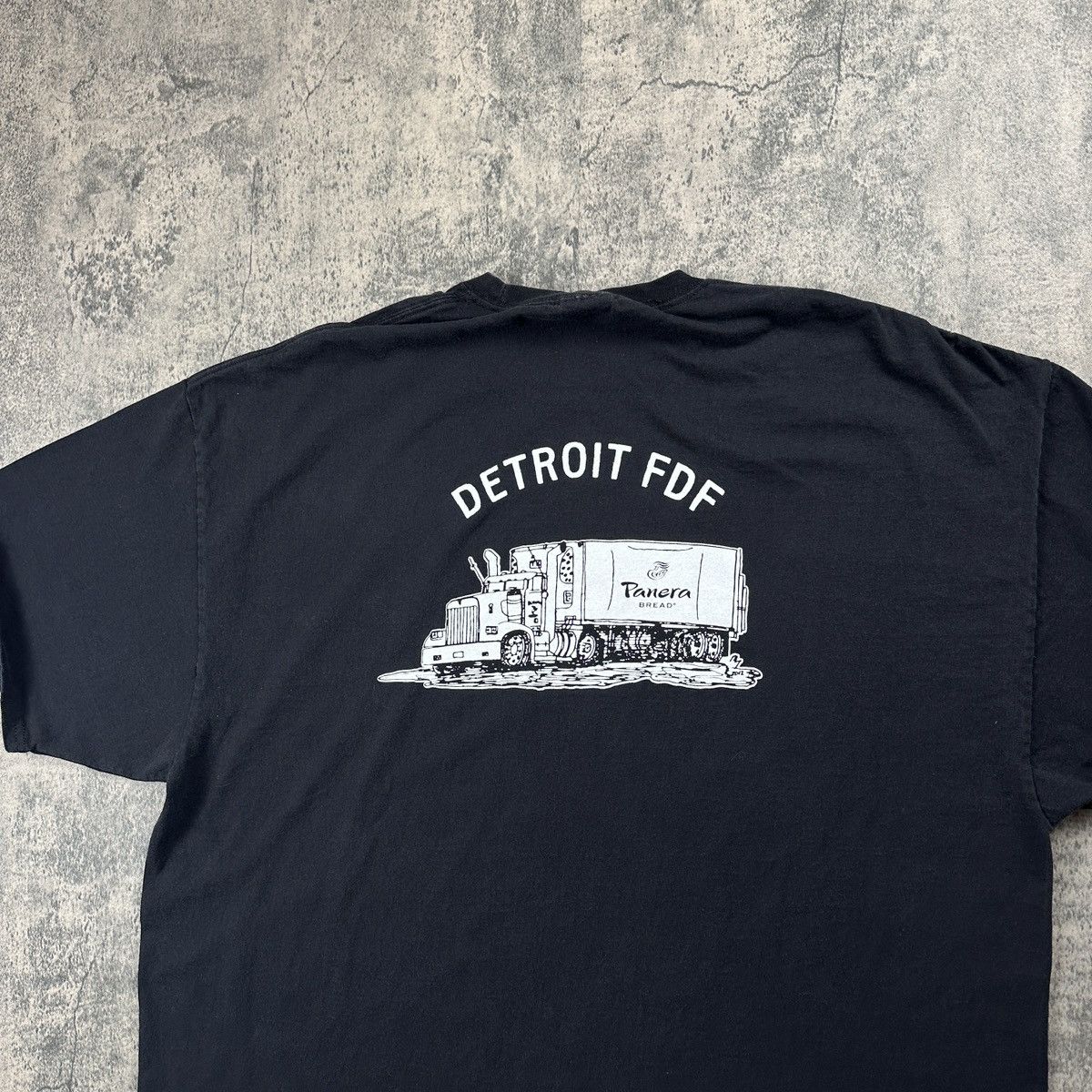 Vintage Panera Bread Detroit Black T Shirt Size US XL / EU 56 / 4 - 8 Thumbnail
