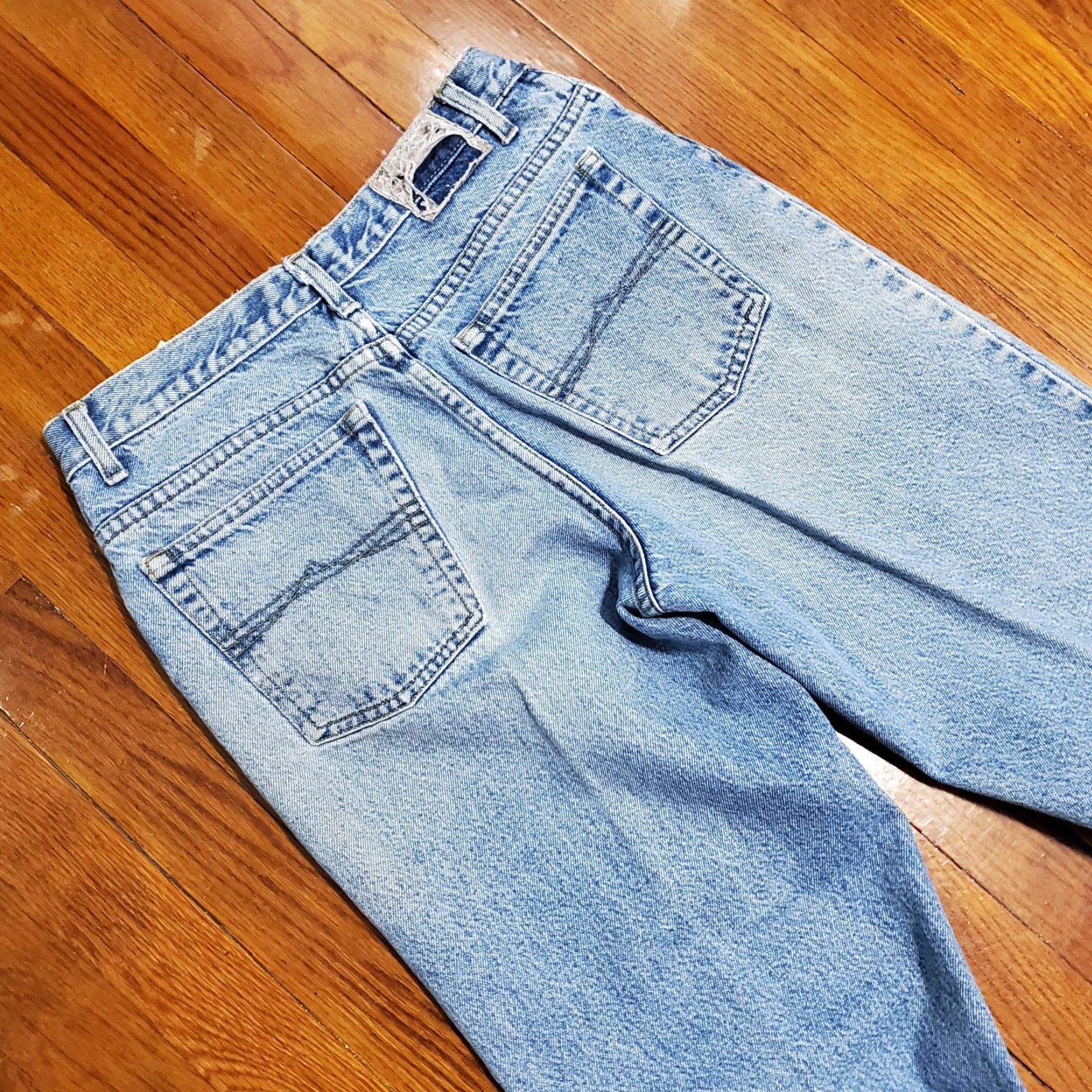 Bugle Boy VTG Bugle Boy Jeans 750 Mens 31x30 Baggy Straight Distressed Skater Grunge Y2K 80s 90s Hip Hop Size US 31 - 3 Thumbnail