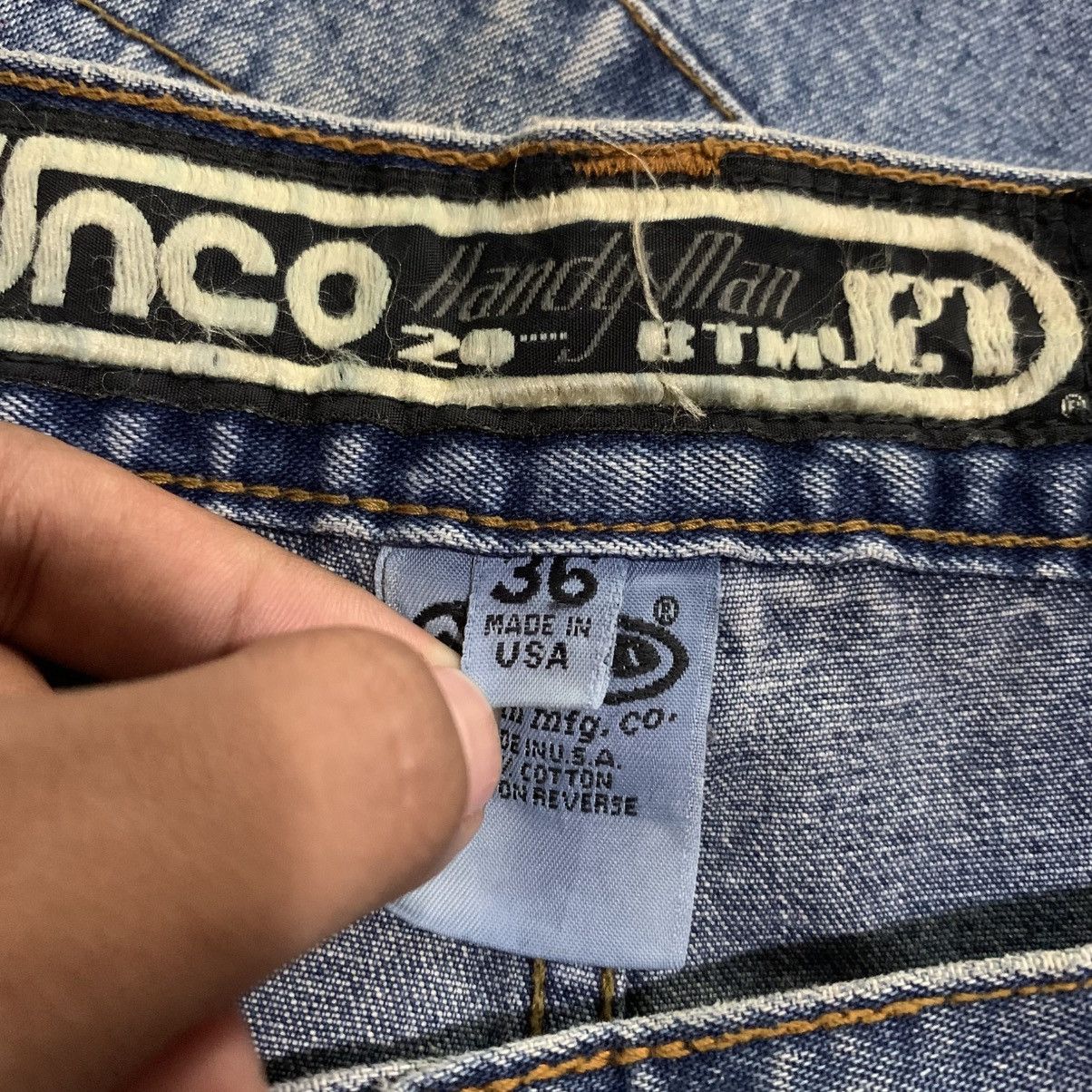 JNCO Y2K JNCO handy Man Big Pocket Reflective Baggy Denim Pants Size US 36 / EU 52 - 12 Thumbnail