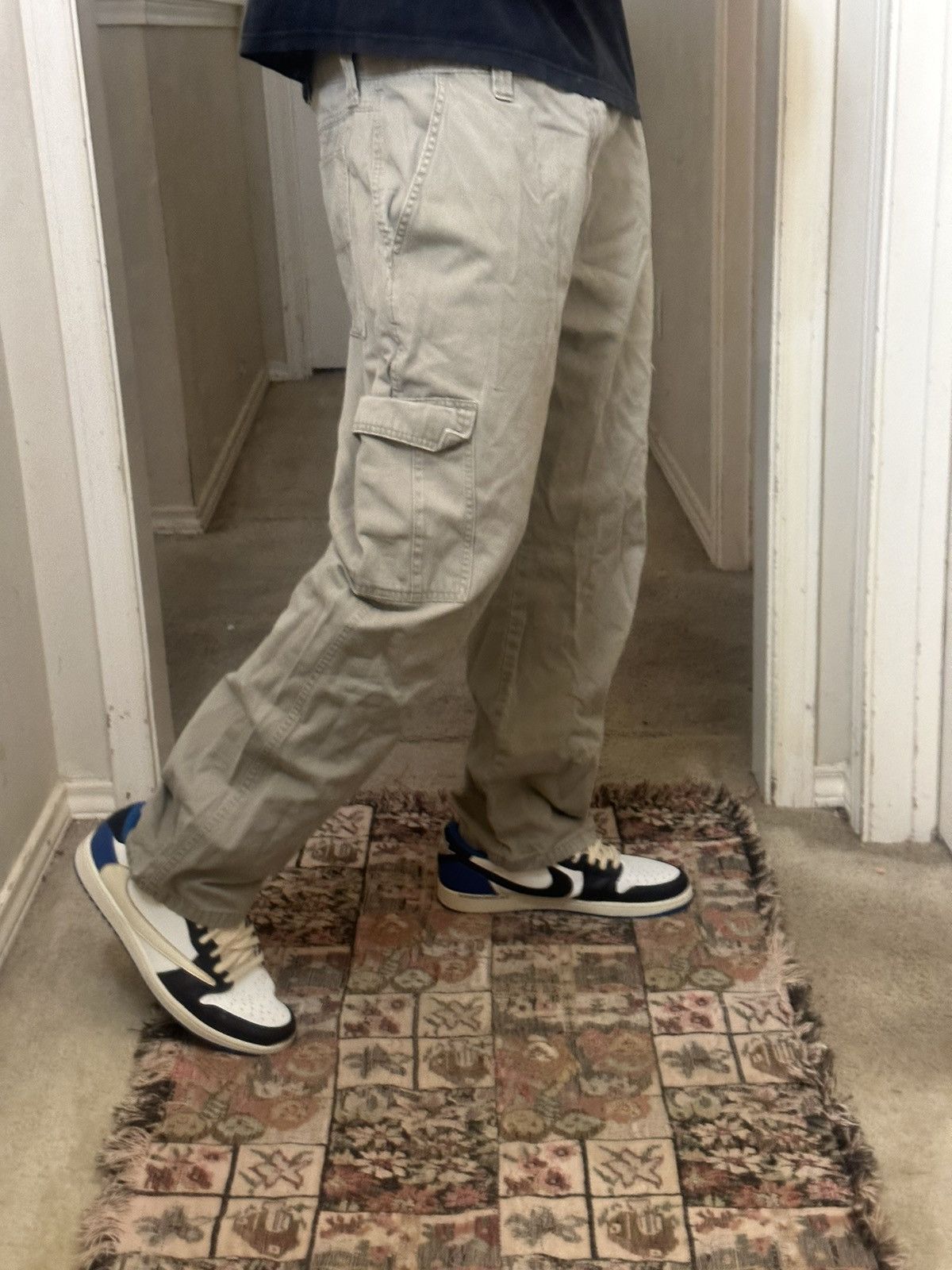 Japanese Brand × Vintage Vintage Y2K/2000s Baggy Multi Pocket Grunge Cargo Pants Size US 34 / EU 50 - 3 Thumbnail