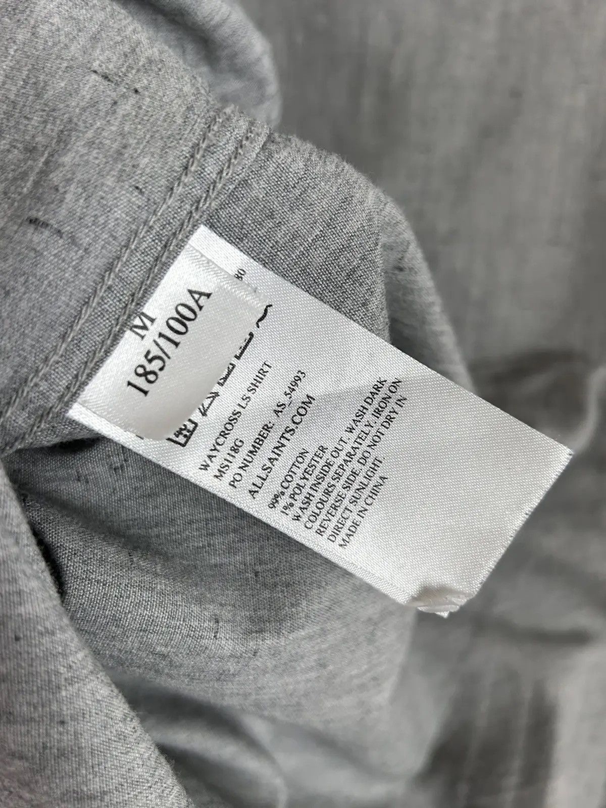 Allsaints Allsaints Waycross Rare Designer Casual Long Sleeve Shirt Size US M / EU 48-50 / 2 - 8 Thumbnail