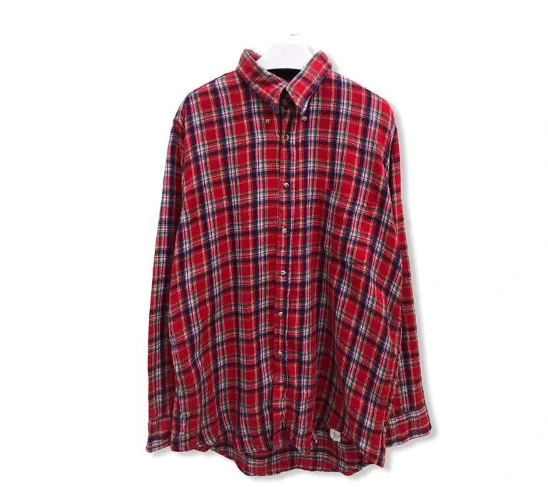 Flannel × Vintage Vintage Cleve Plaid Tartan Flannel Shirt 👕 Size US M / EU 48-50 / 2 - 1 Thumbnail