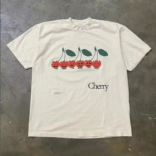 Other White retro cherry print loose tee Size US L / EU 52-54 / 3 - 3 Thumbnail