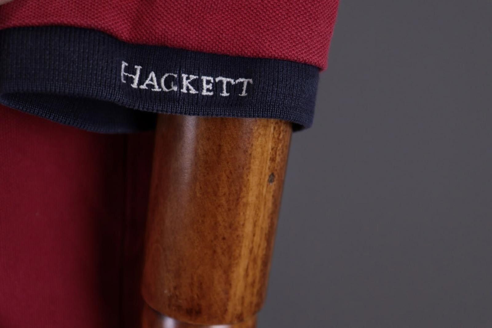 Designer Hackett London Tailored Fit Red Polo Shirt Size M Size US M / EU 48-50 / 2 - 10 Thumbnail