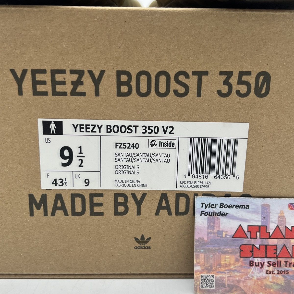 Adidas Yeezy boost 350 sand taupe Size US 9.5 / EU 42-43 - 6 Thumbnail